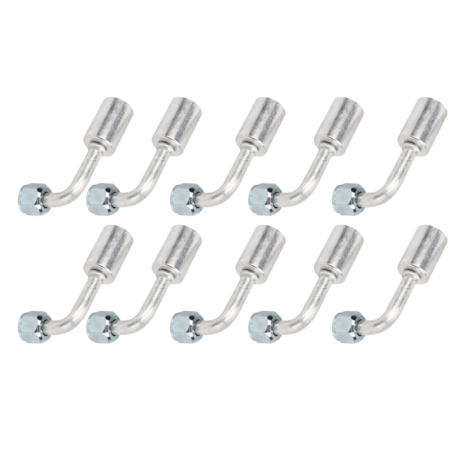 90°-aluminium-beadlock-klimaanlagenanschluss, 10 Stück, 3/8-zoll-flex-wechselstromadapteranschluss Für Lkw, Nutzfahrzeuge Und Geräte