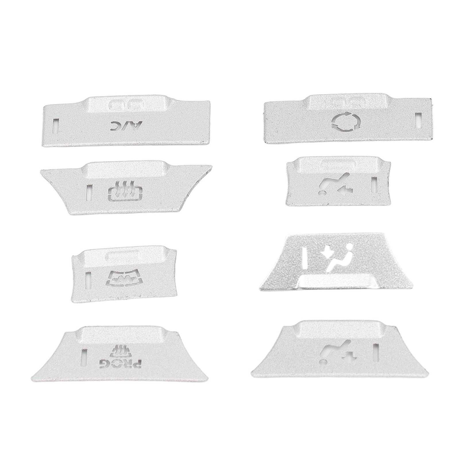 Set Mit 8 Ersatzaufklebern Für Die Klimaanlagenknöpfe Im Auto, Kompatibel Mit Land Rover Freelander 2 L359 2009-2012, Dekorative Aufkleber.