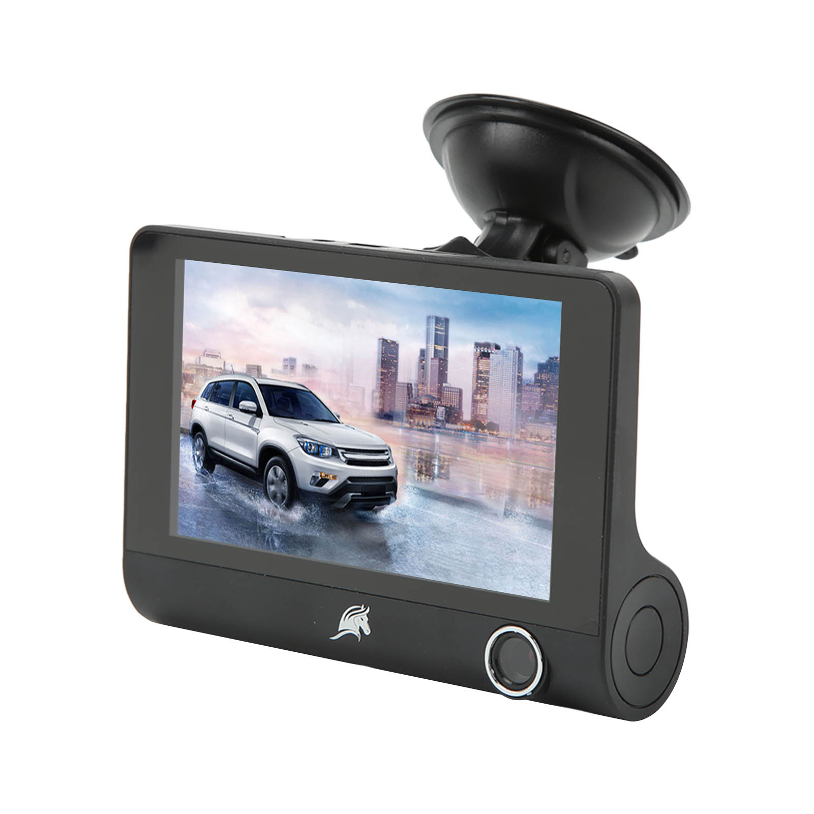 Auto-dashcam Mit Leistungsstarker Nachtsicht, 4-in-3-kamera-fahrrekorder, Auto-dvr, Multifunktions-dashcam-kit.