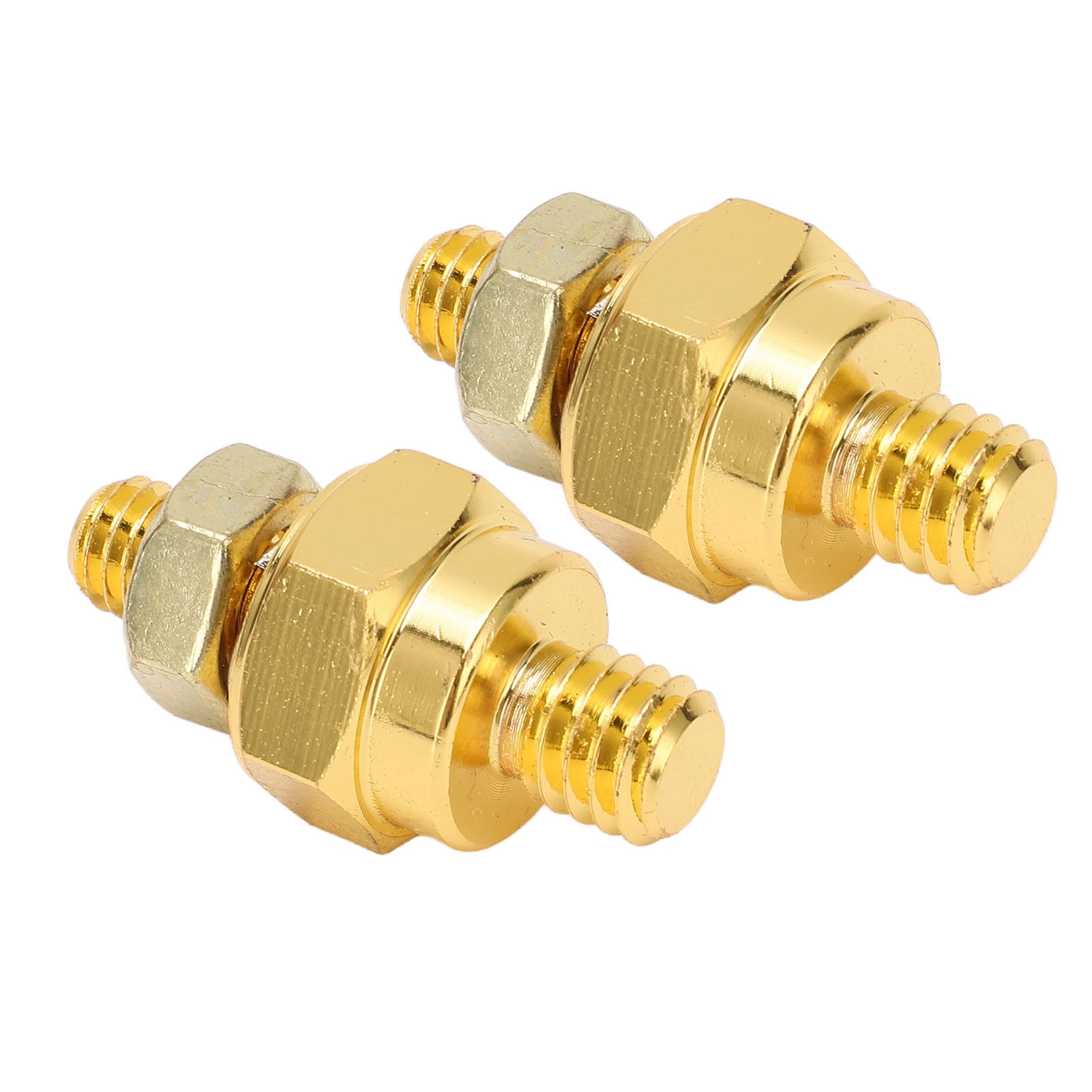 2 Messing-batterieanschlussadapter, Seitliche Polanschlüsse Mit Lastbolzen, 2-teiliges Set