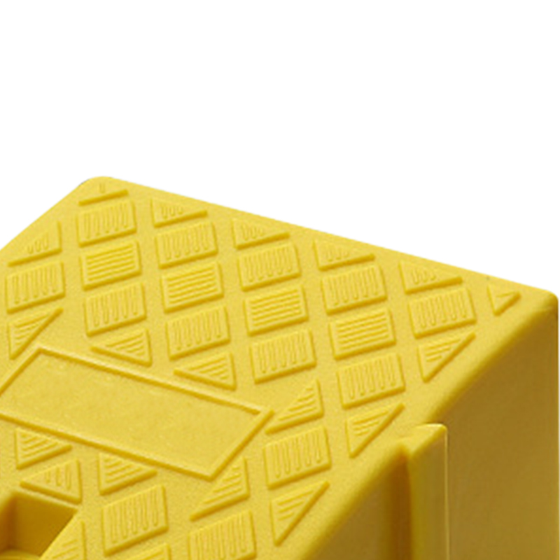 13 Cm Lange Kunststoffschwellenrampe, Rutschfeste Rampe Für Die Autoeinfahrt, Ohne Schrauben Verbindbar, Gelbe Farbe, Robustes Schwellenset.