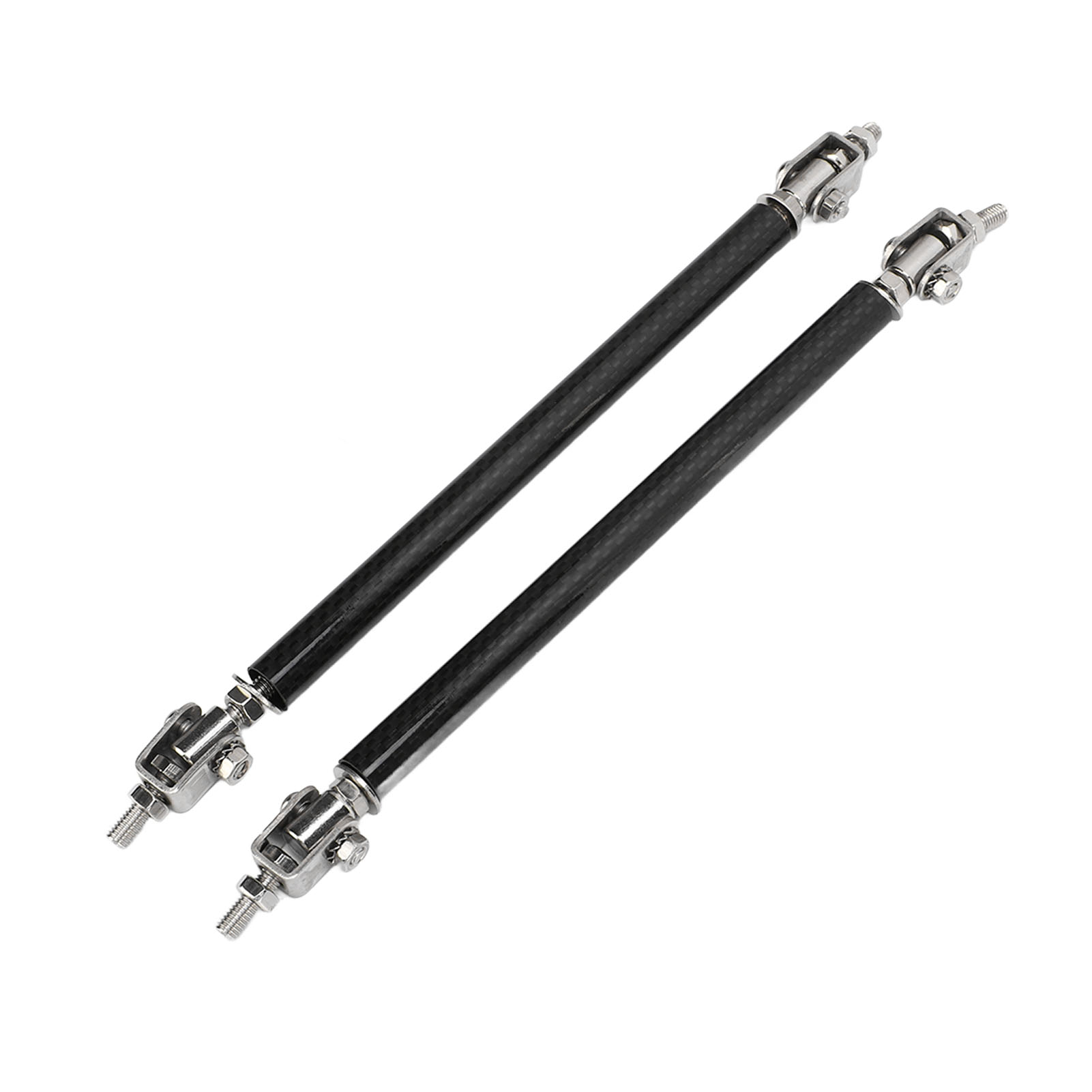 2-teilige Frontstoßstangenhalterung, 15 Cm, Verstellbare Kohlefaserstreben, Stabilisatoren Für Seitenschweller, Front- Und Heckstoßstangen