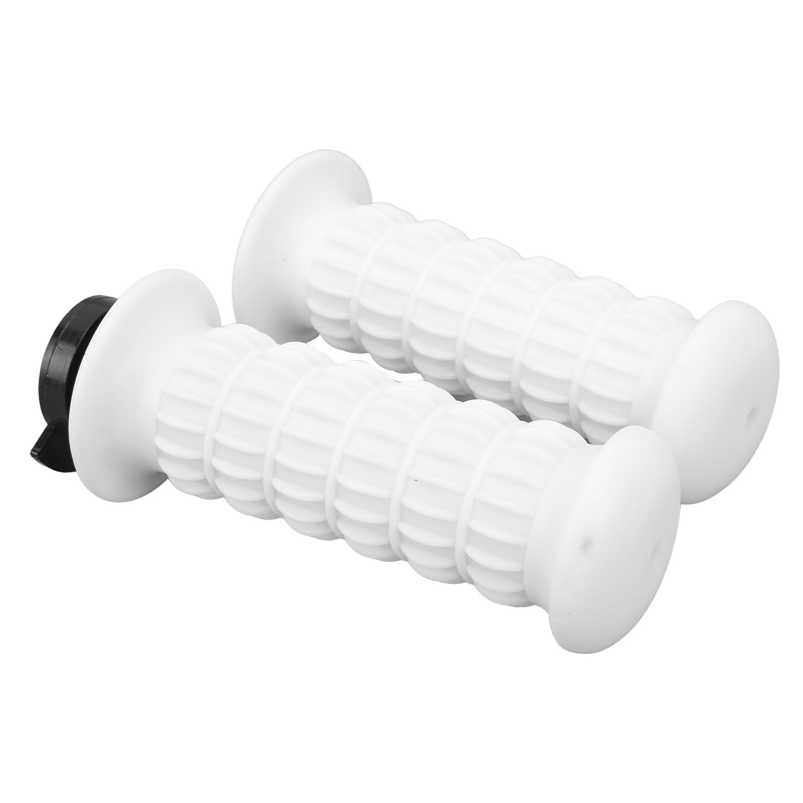 Universeller 22-mm-lenkergriff Für Gy6 50cc 80cc 125cc 150cc Motorrad-roller, Paar Weiche, Weiße, Rutschfeste Griffe, Kompatibel Mit Gasgriff.