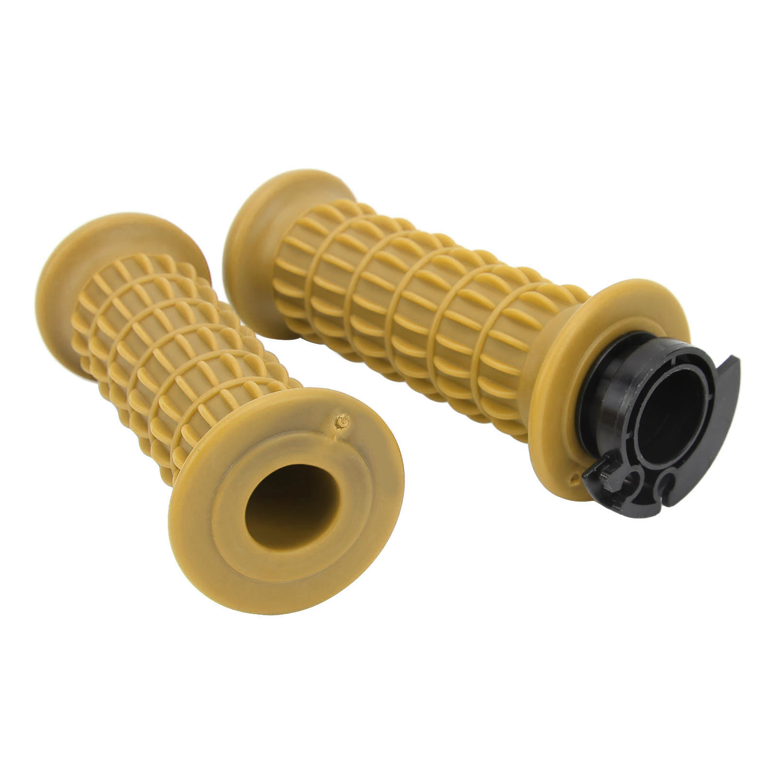Universeller 22-mm-gasgriff Für Motorradlenker, Weiches, Rutschfestes Paar, Kompatibel Mit Gy6 50cc 80cc 125cc 150cc Rollern, Gelbe Farbe.