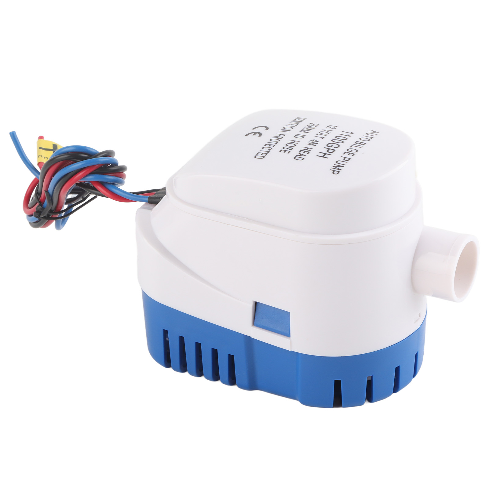 12v 1100gph Bilgenpumpe Mit Installationssatz, 1-1/8" Auslassschlauch, Für Boote, Yachten Und Wohnmobile
