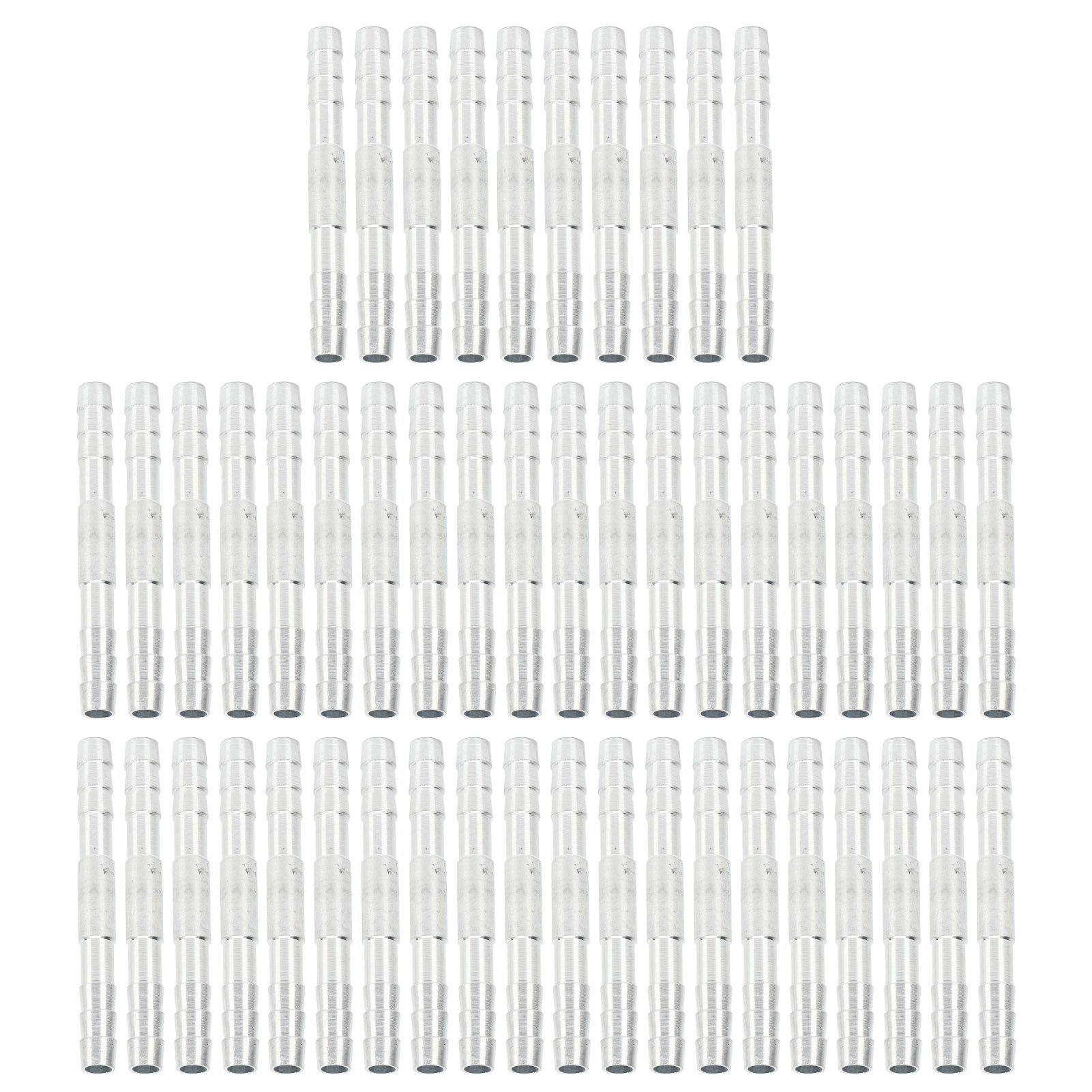 3/8-zoll-aluminium-schlauchanschluss Mit Widerhaken Für Klimaanlagenschläuche, Universell Hochfest, Packung Mit 50 Stück, Hochleistungs-kältemittelanschluss.