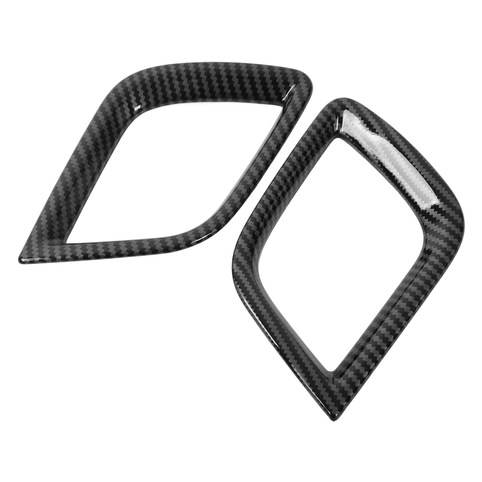 2x Carbonfaser-armaturenbrett-luftauslassrahmen Im Dekorativen Stil Als Ersatz Für Isuzu D-max 2021