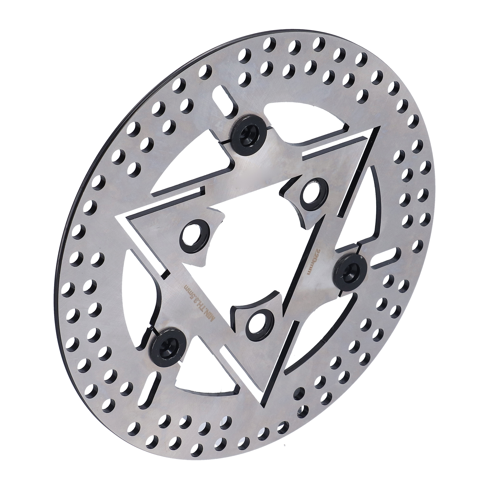 220-mm-motorradbremsscheibe Aus Edelstahl, Halbschwimmend, Universell, Kawasaki-kompatibel