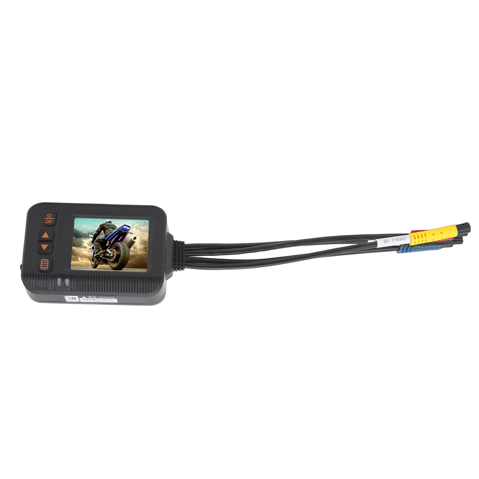 Wasserdichte 2-zoll-motorradkamera, Klare Videoaufzeichnung, Motorrad-dashcam Mit Parkfunktion, Fahrtenrekorder Für Utvs, Atvs, Golfcarts
