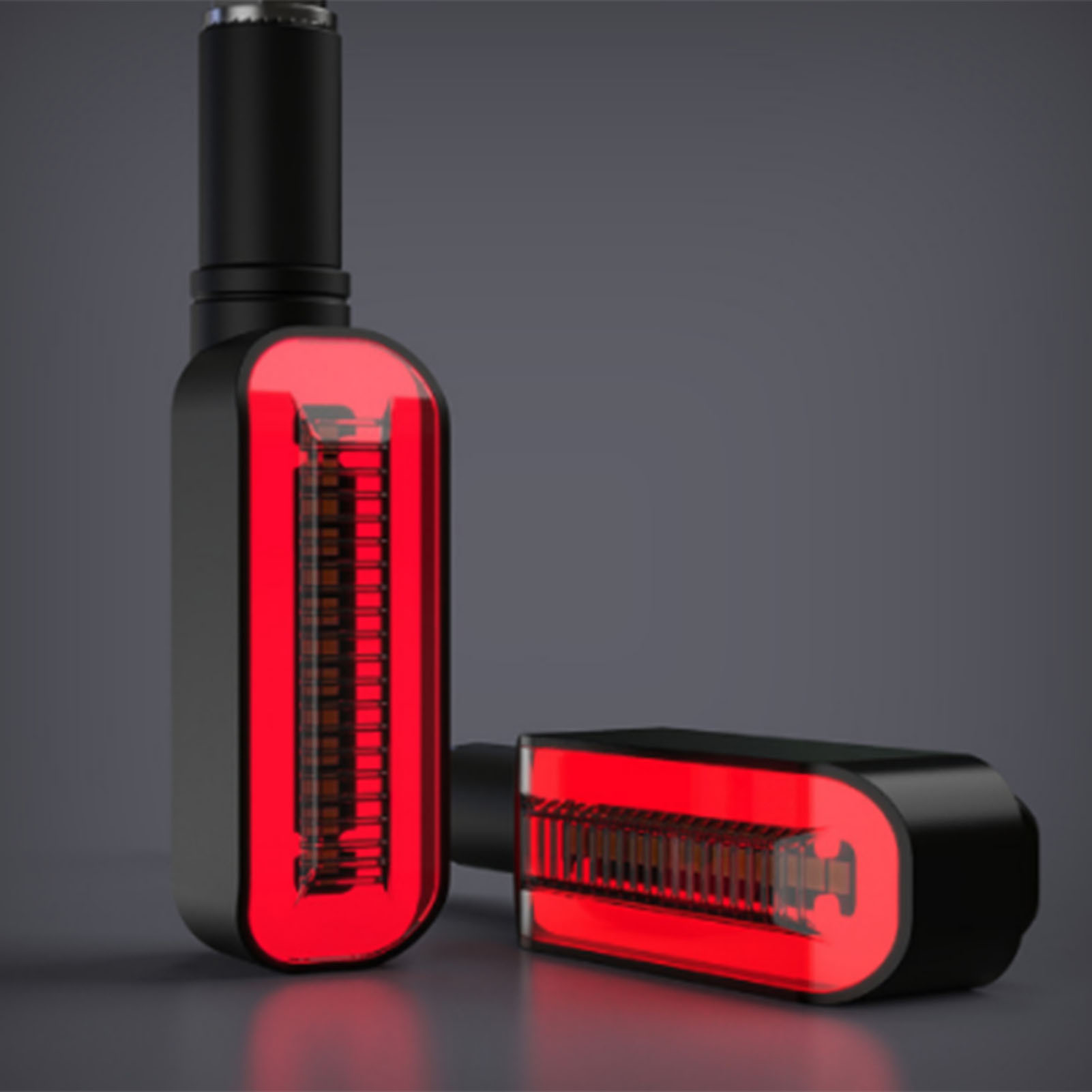 Led-motorradblinker, 12v-flüssigkeitsblinker, Seitenblinker, Rot/gelb, Bremslicht, Ipx6 Wasserdicht