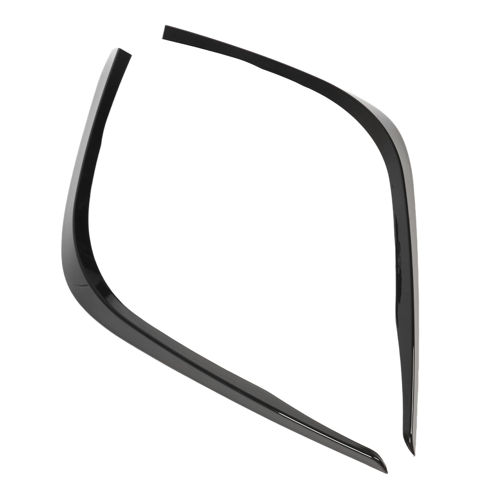 Nebelscheinwerferblenden Für Die Frontstoßstange (paar), Seitenspoiler, Ersatzteil Für Toyota Camry Sport 2018–2020, Glänzend Schwarz, 2-teiliges Set