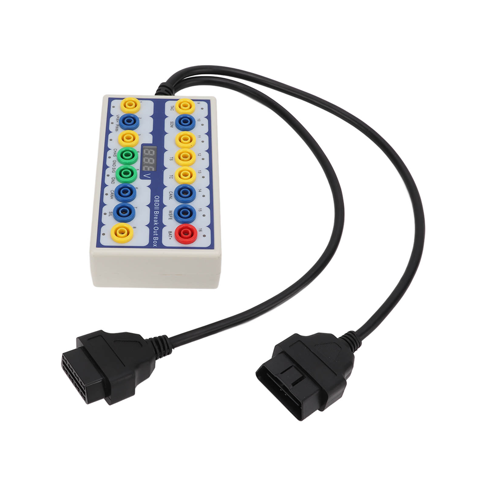 Obdii-anschlussdose Mit Obd2-protokolldetektor Und Universellem Diagnosekabel Für Die Obd-leitungssignalübertragung Im Auto