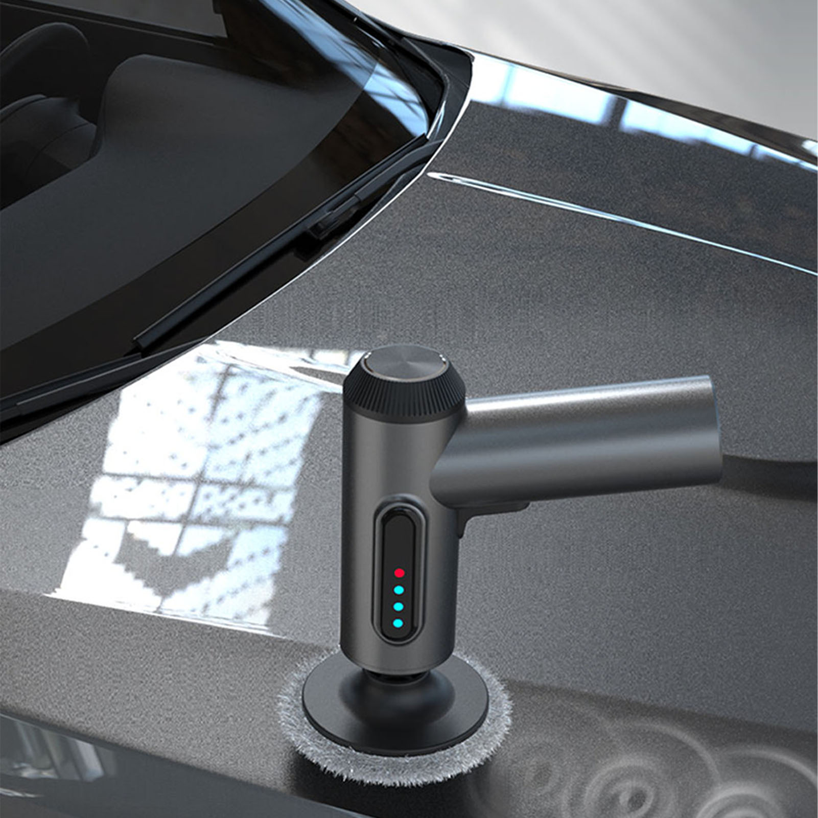 Kabelloses Autopolier-set Zur Kratzerreparatur, Lithium-akku, Tragbare Poliermaschine Für Die Autoreinigung, Standardausführung