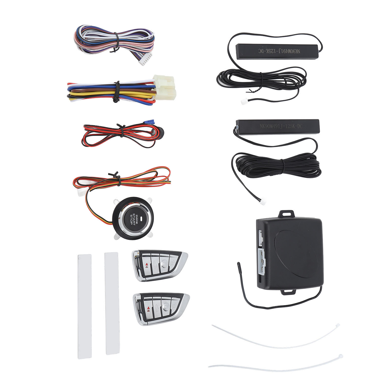 12v Dc Autoalarmanlage Mit Intelligenter Fernbedienung, Schlüssellosem Startsystem Und Universellem Kontaktlosem Zugang Für Fahrzeuge Ohne Bluetooth