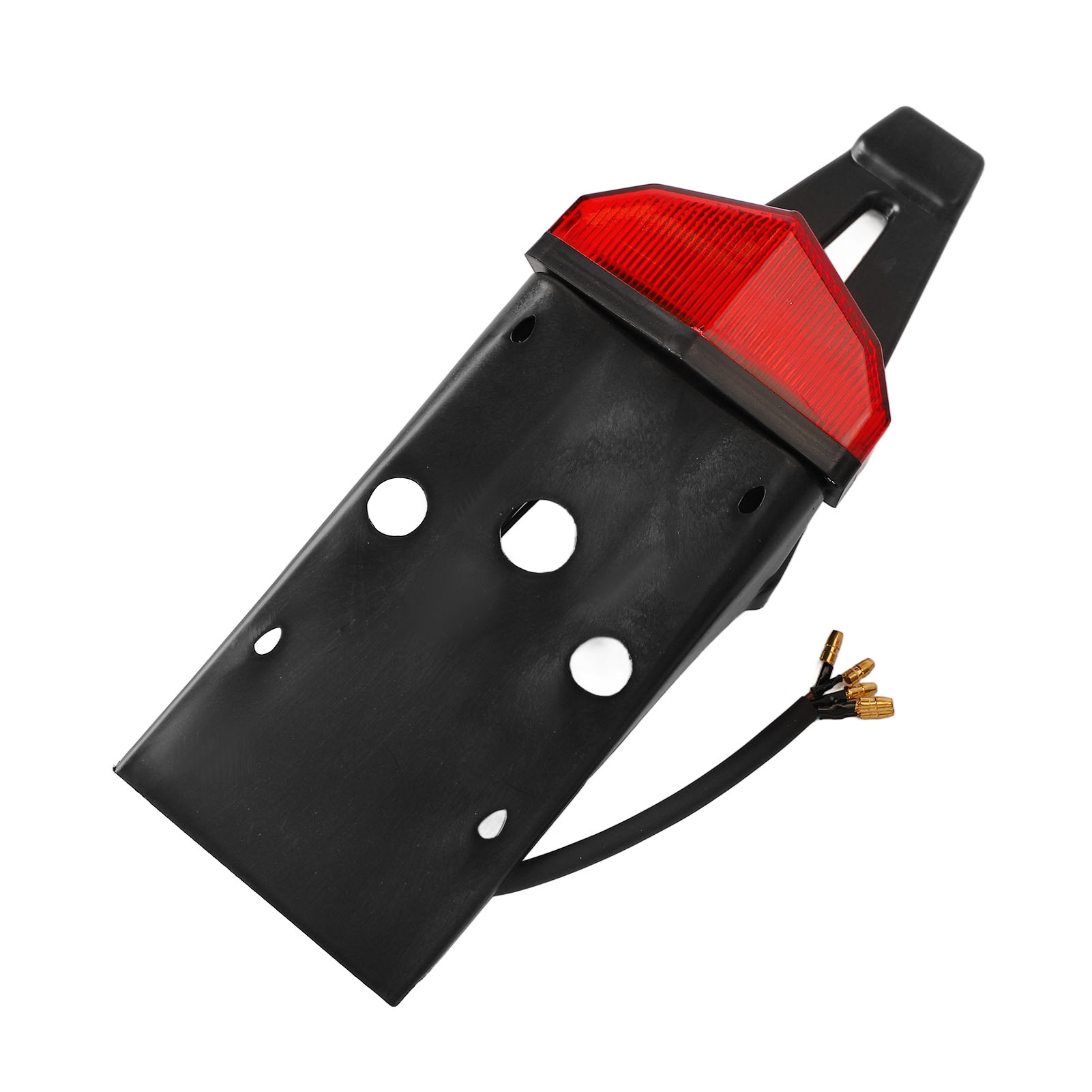 Rotes Led-rücklicht Für Kennzeichenbeleuchtung, Brems- Und Blinker, Kotflügelmontage Für Offroad- Und Motocross-motorräder, 12 V, Universell