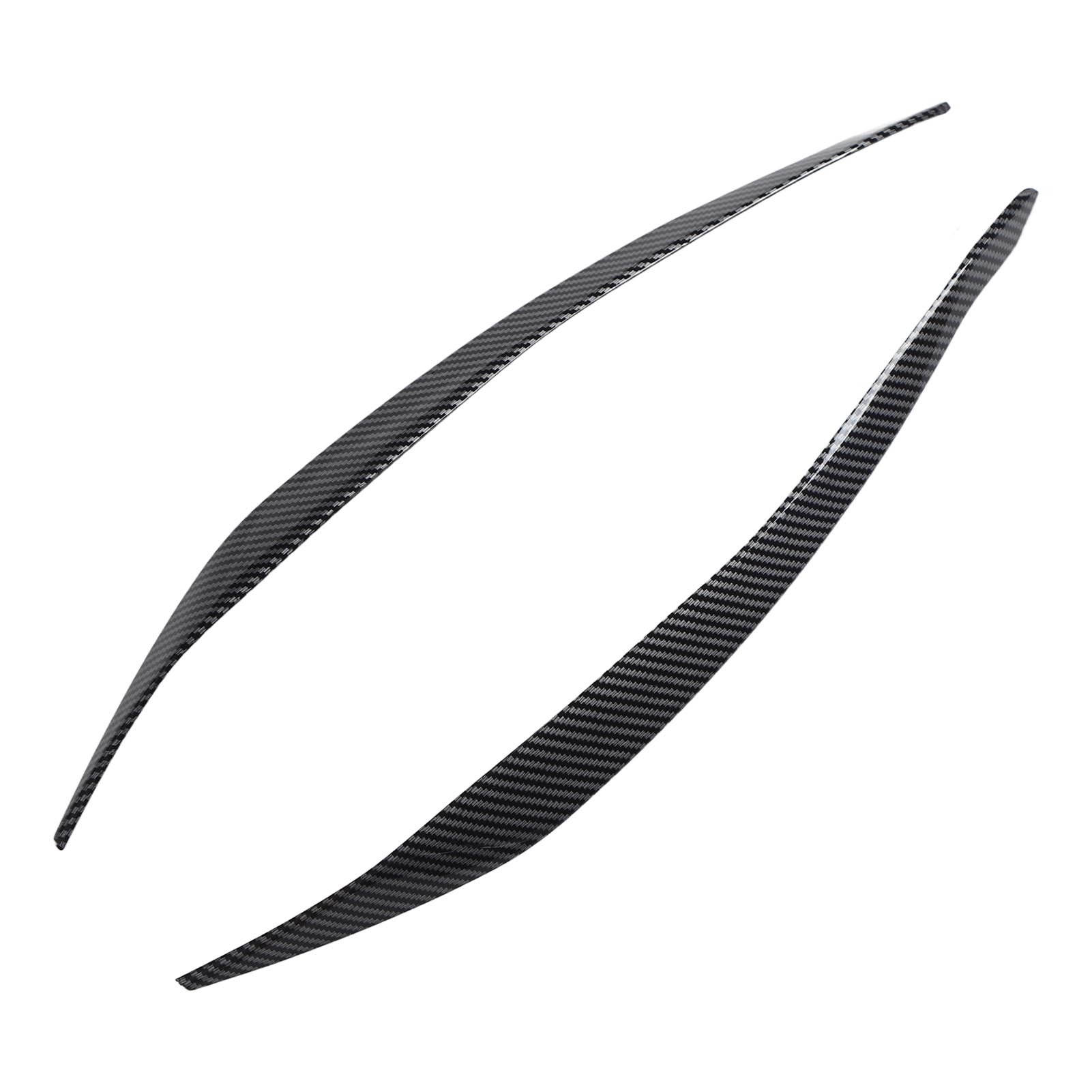 Paar Schwarze Abs-scheinwerferblenden In Carbon-optik, Projektorblenden Für Bmw 5er F10 Lci 2014-2016