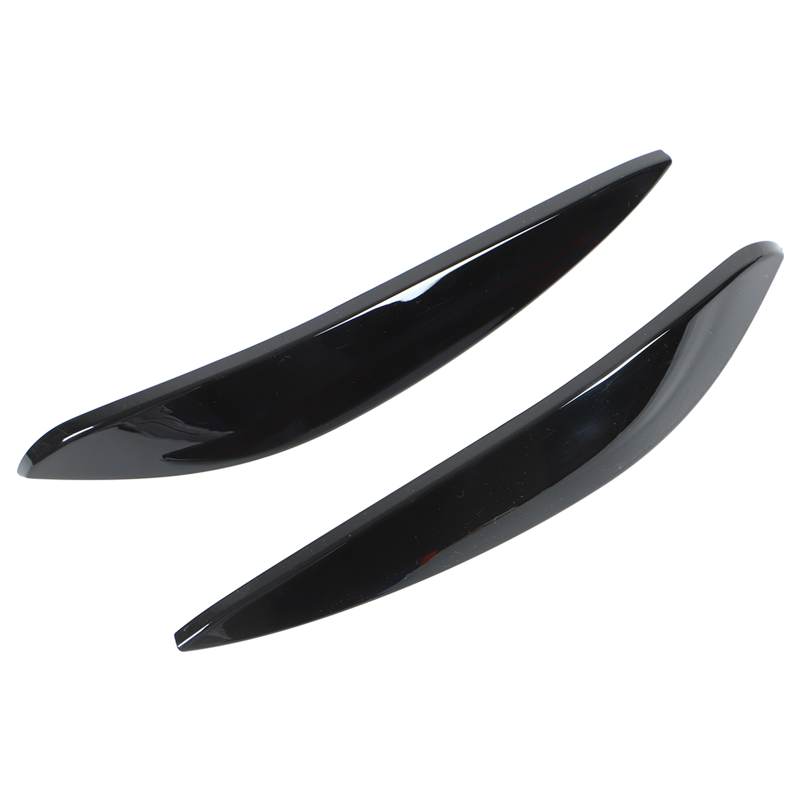 2x Scheinwerferblenden Aus Glänzend Schwarzem Abs, Kompatibel Mit Smart 453, Fortwo Und Forfour (2015–2020), Ersatzteil Links/rechts