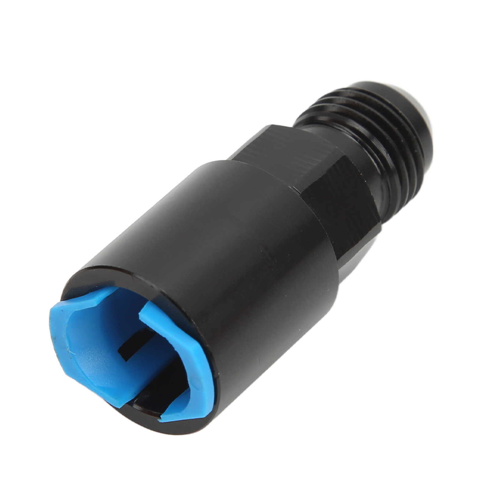 Efi An-schnellkupplung, Schwarz Eloxiertes Aluminium 6061-t6, An6-5/16-zoll-steckkupplung Für Kraftstoff, Hochleistungs-abnehmbarer Stecker, Gewinde-außengewinde, Leichtes Autoteil.