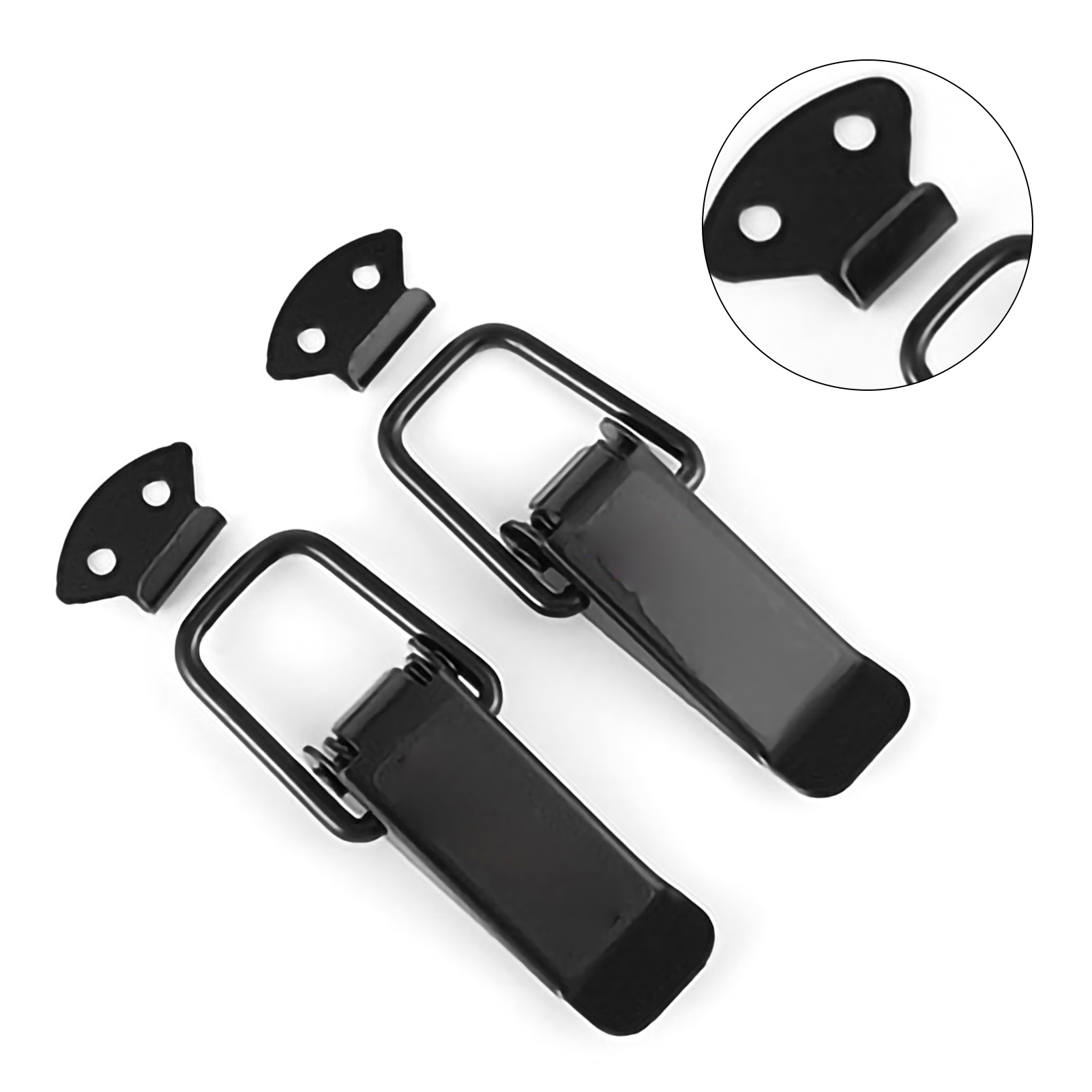 Schnellverschlüsse Für Heckklappe, Stoßstange, Haken, Schlösser, Clips, Schwarz Galvanisiert, Außenzubehör Für Lkw