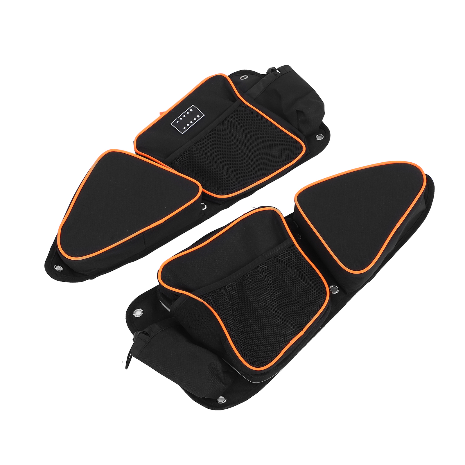 2 Stück Türablagen Vorne Mit Getränkehalter, Ersatzteil Für Polaris Rzr Xp Turbo S 1000 S900, Schwarz Und Orange