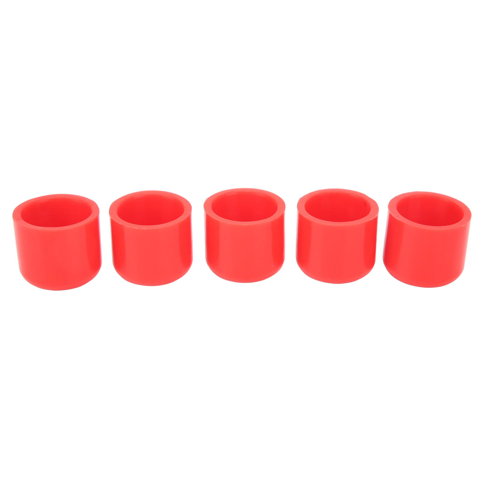 5 Universelle 32-mm-silikonstopfen, Flexibel, Hitzebeständig, Luftdichte Kappen Für Kfz-vakuumschläuche, Rot