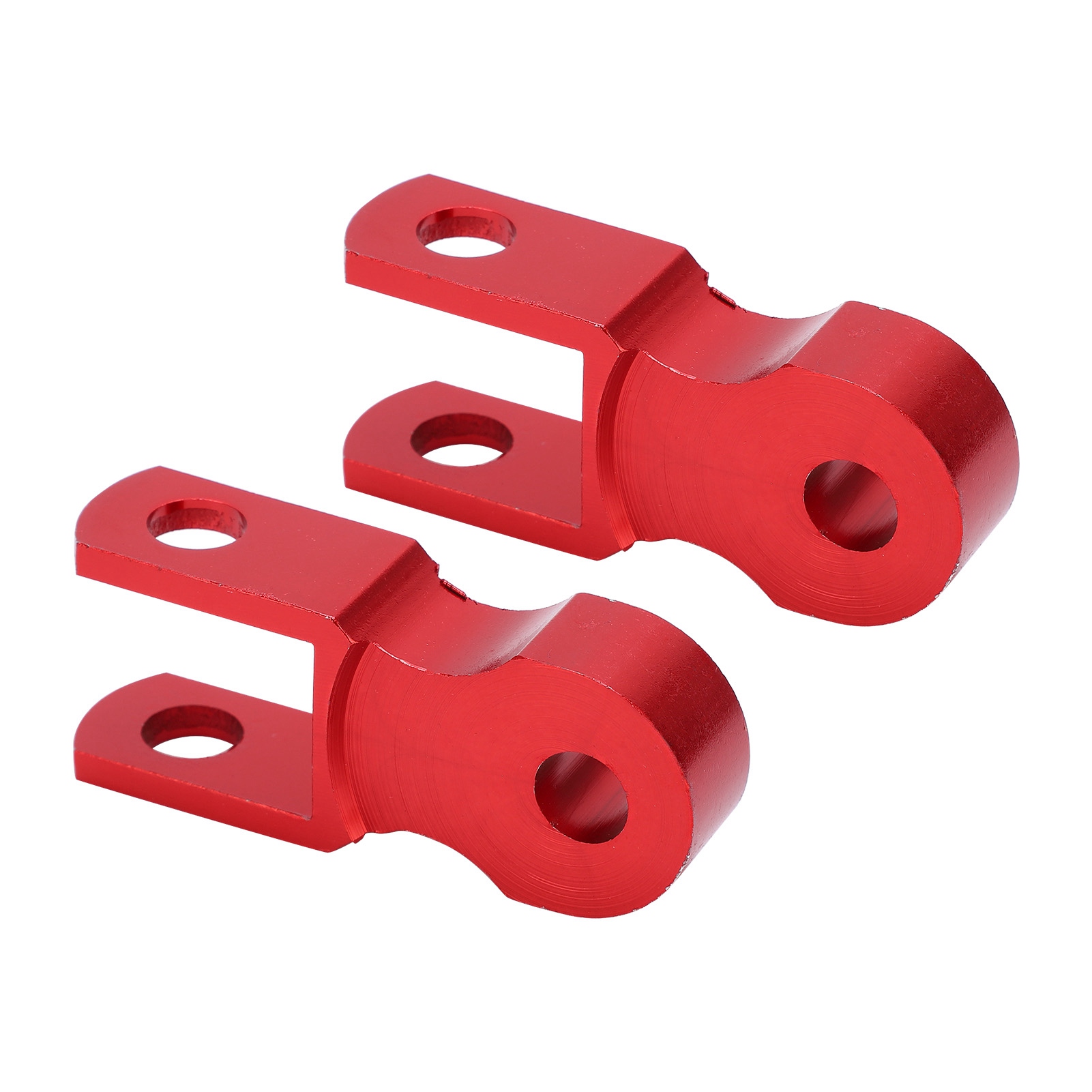 Motorrad-hinterradstoßdämpfer-erhöhungsständer, 2 Stück, Aluminiumlegierung, M10-befestigungsloch, Rot
