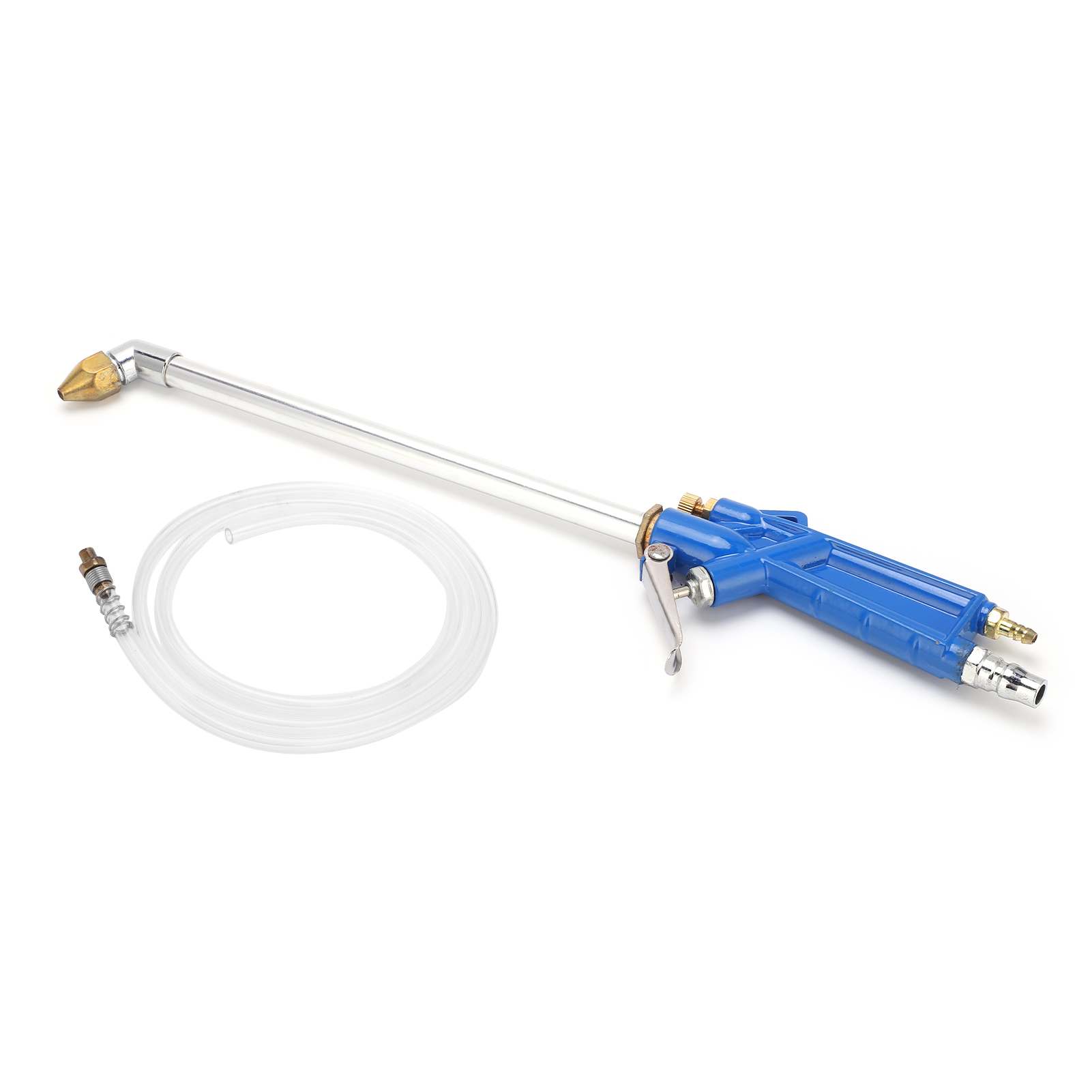 Autowaschpistole Aus Stahl, 120 Cm/47 Zoll Schlauch, Universell Für Motor, Öl Und Schläuche