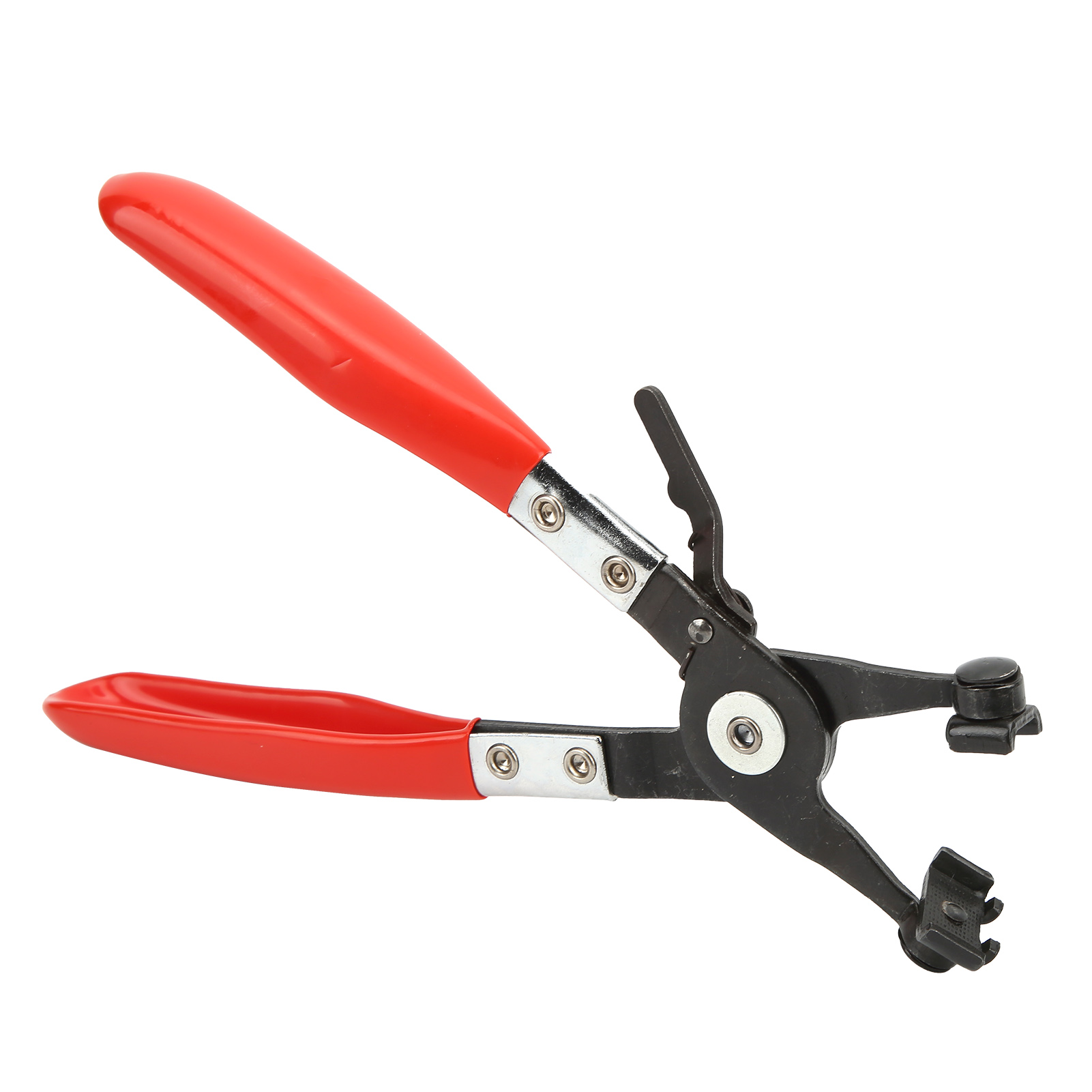 Schlauchschellenzange (21,8 Cm), 3-backen-drehbacke, Pvc-griff, Rostfrei, Robustes Reparaturwerkzeug