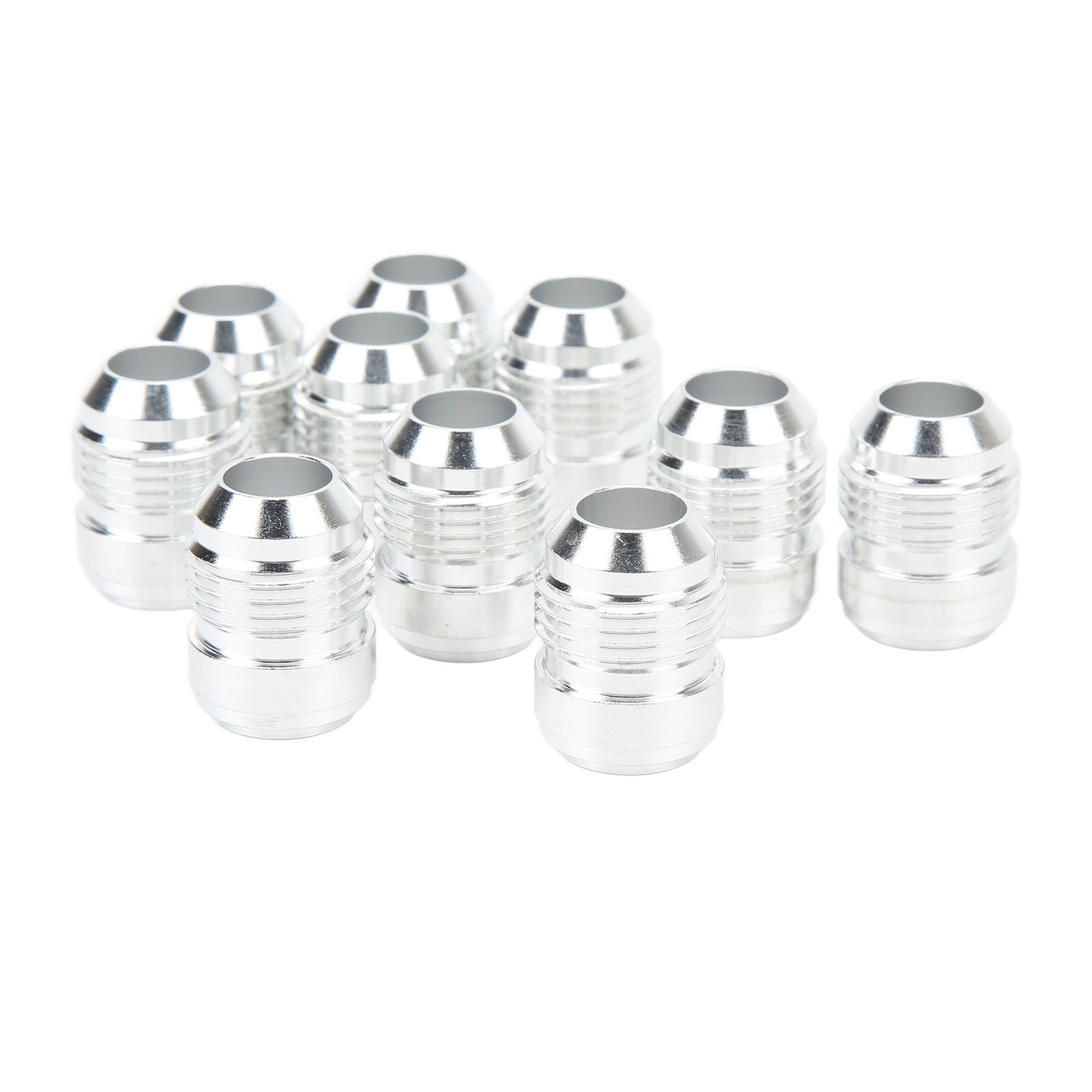 10 Stück An10 Aluminium-schweißfittings, Außengewinde 3/4 Zoll, Universaladapter, Stopfen, Außengewinde