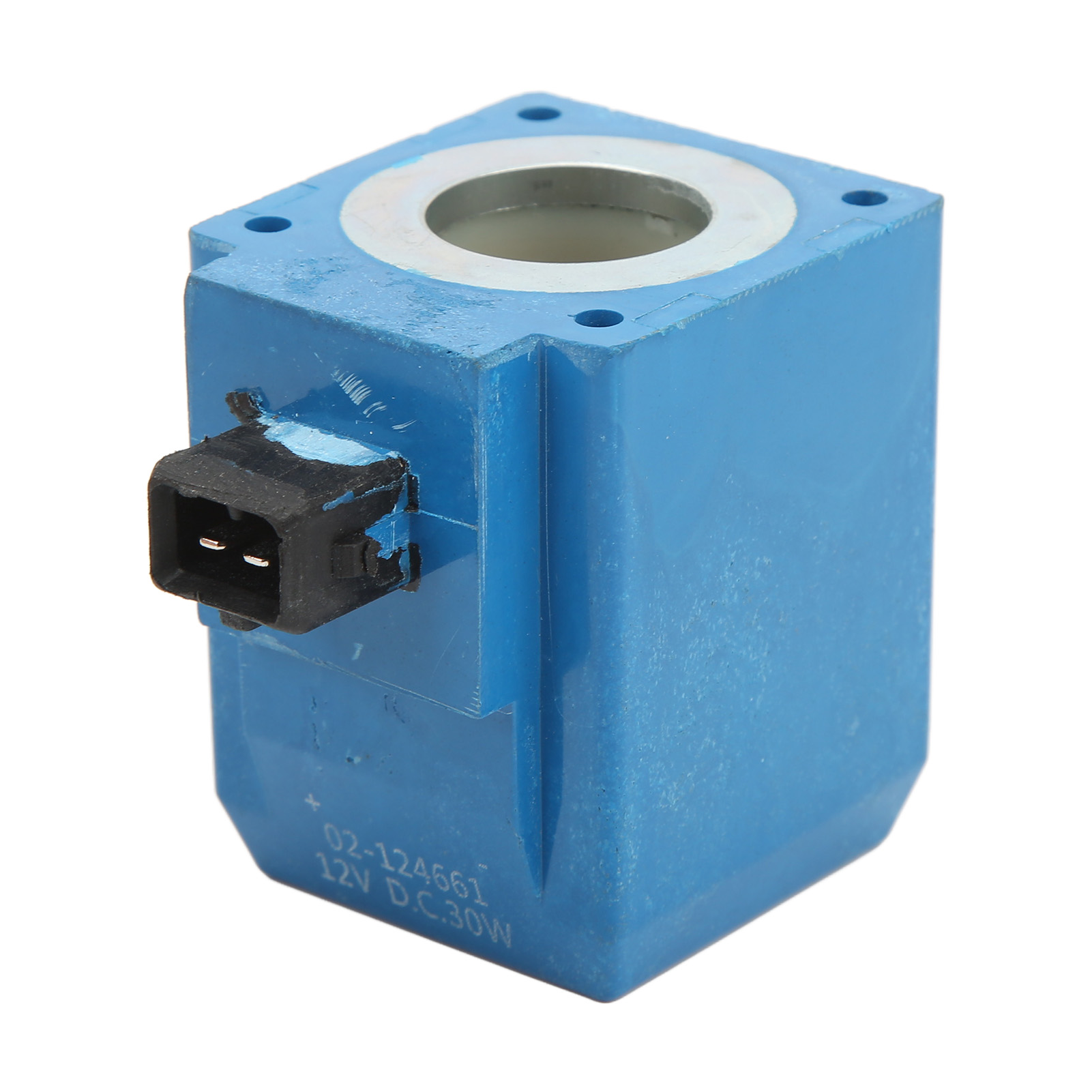 Elektromagnetische Spule 02 124661 12v 30w, Mit Runden Stiften, Ersatz Für Eaton-ventil, Kompatibel Mit Magnetventilen, Robustes Ersatzteil.