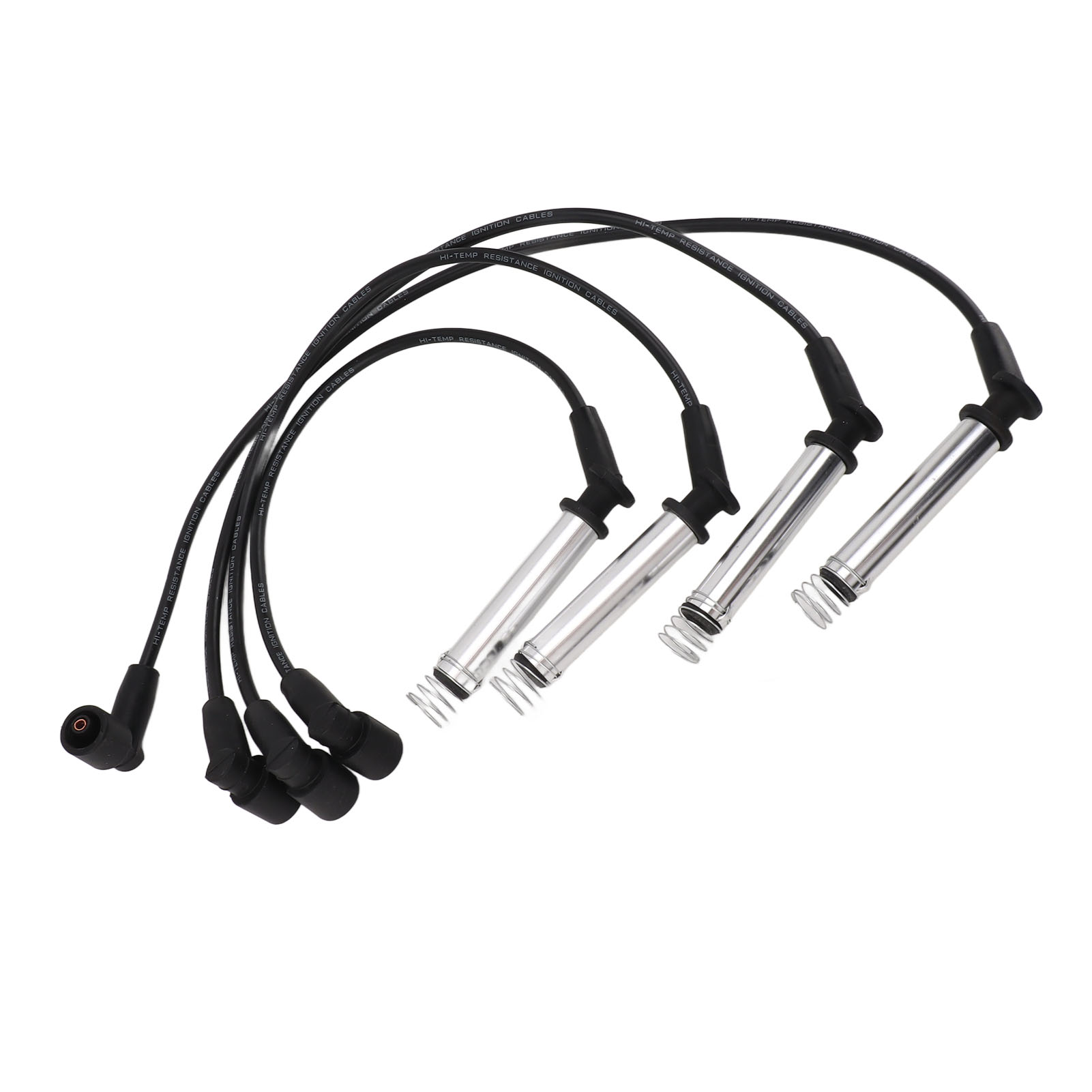 4 Zündspulen + Hochspannungs-zündkerzenkabel-set Als Ersatz Für Chevrolet Mondeo