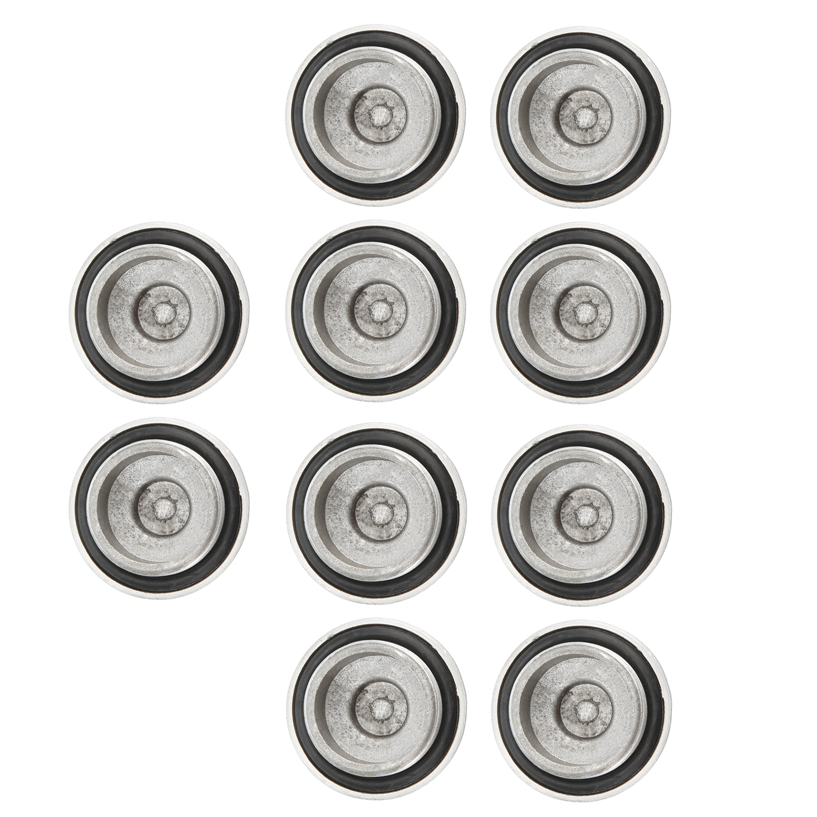 10 Motorrad-motorablassschraubendichtungen Mit Unterlegscheibe, Verstärkte Abdichtung, Für Gy6 Qmb139 157qmj, Stahlschrauben, 10er-set