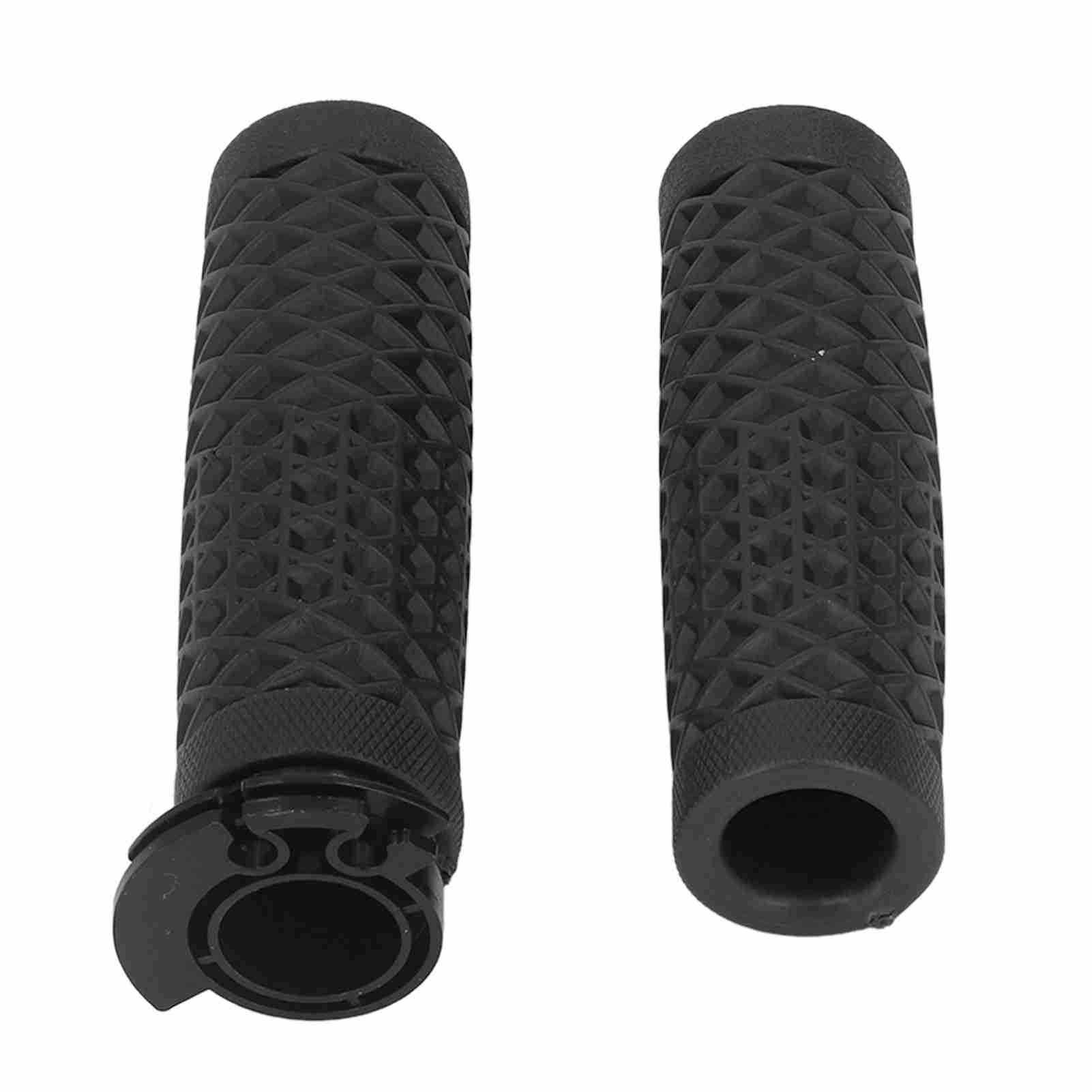 22 Mm Silikon-gasgriffe Für Gy6 50cc 80cc 125cc 150cc Motorradlenker Und Roller, Schwarz, Paar Rutschfeste Griffe