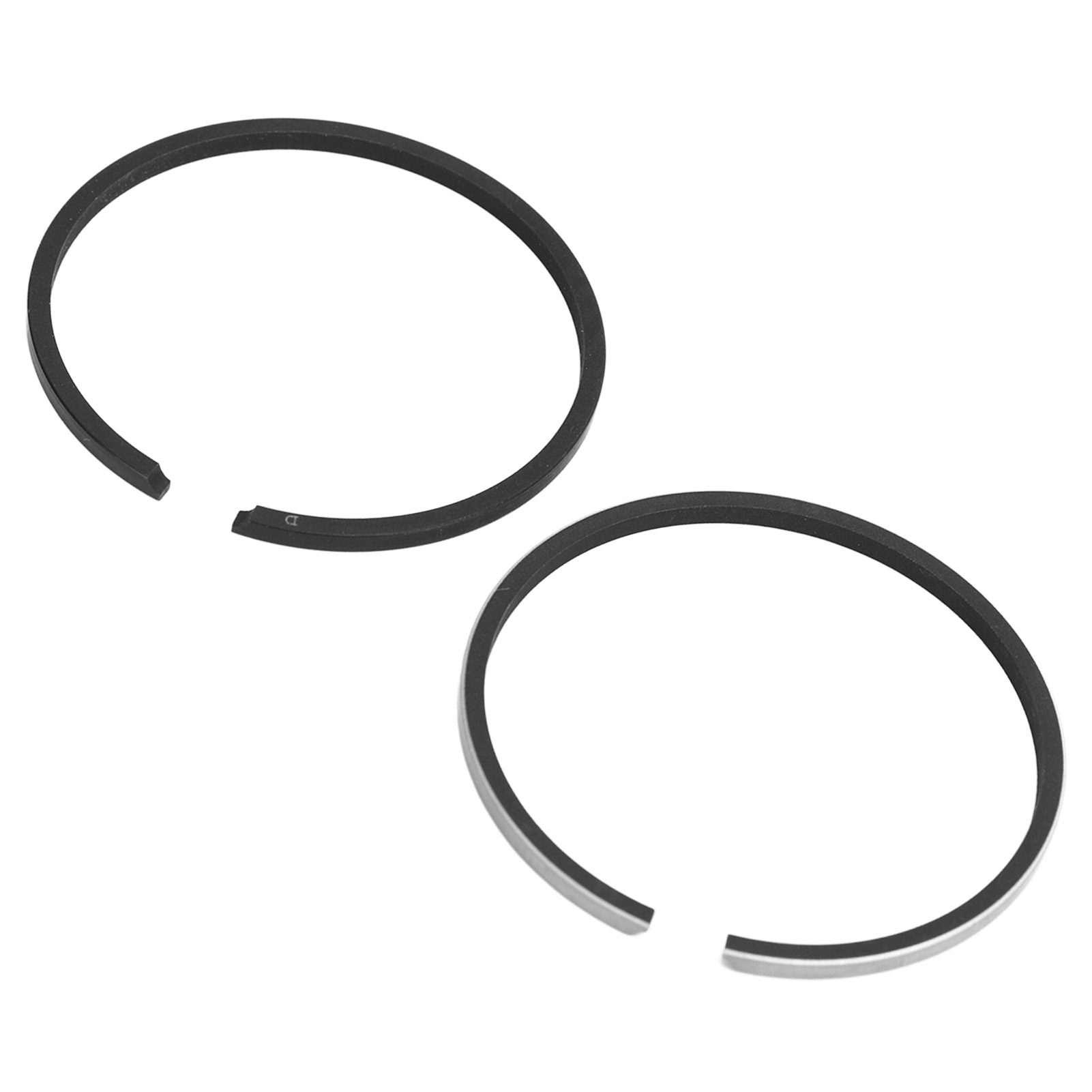 Satz Mit 2 Kolbenringen 646-11601-01, Perfekte Abdichtung, Hohe Wärmeleitfähigkeit, Robust, Für 2 Ps 2-takt-außenbordmotor.