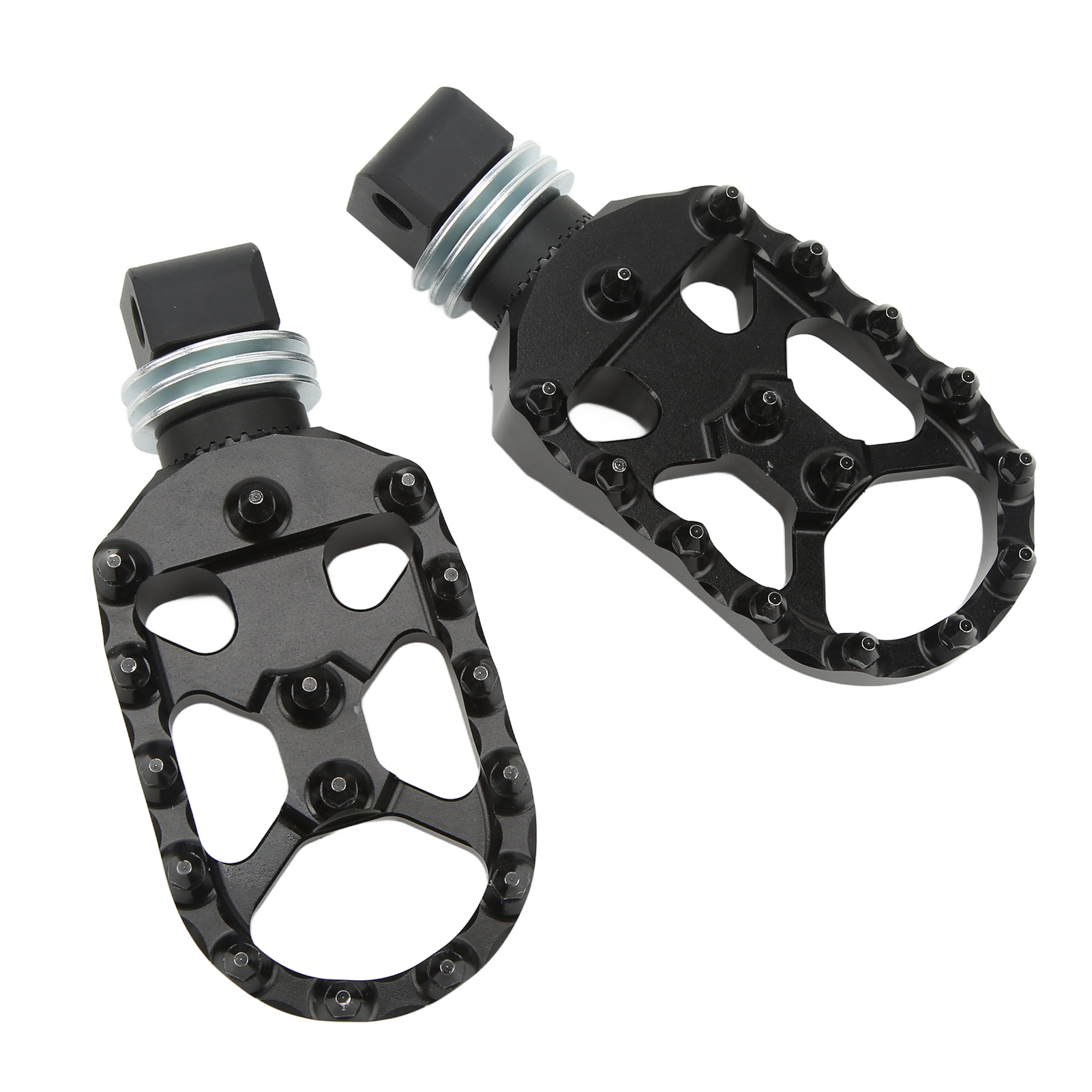 Schwarze Cnc-gefräste Aluminium-motorrad-soziusfußrasten, 2 Stück Für R1200gs Lc Adventure 2014-2019, Robuste Hintere Seitenpedale.