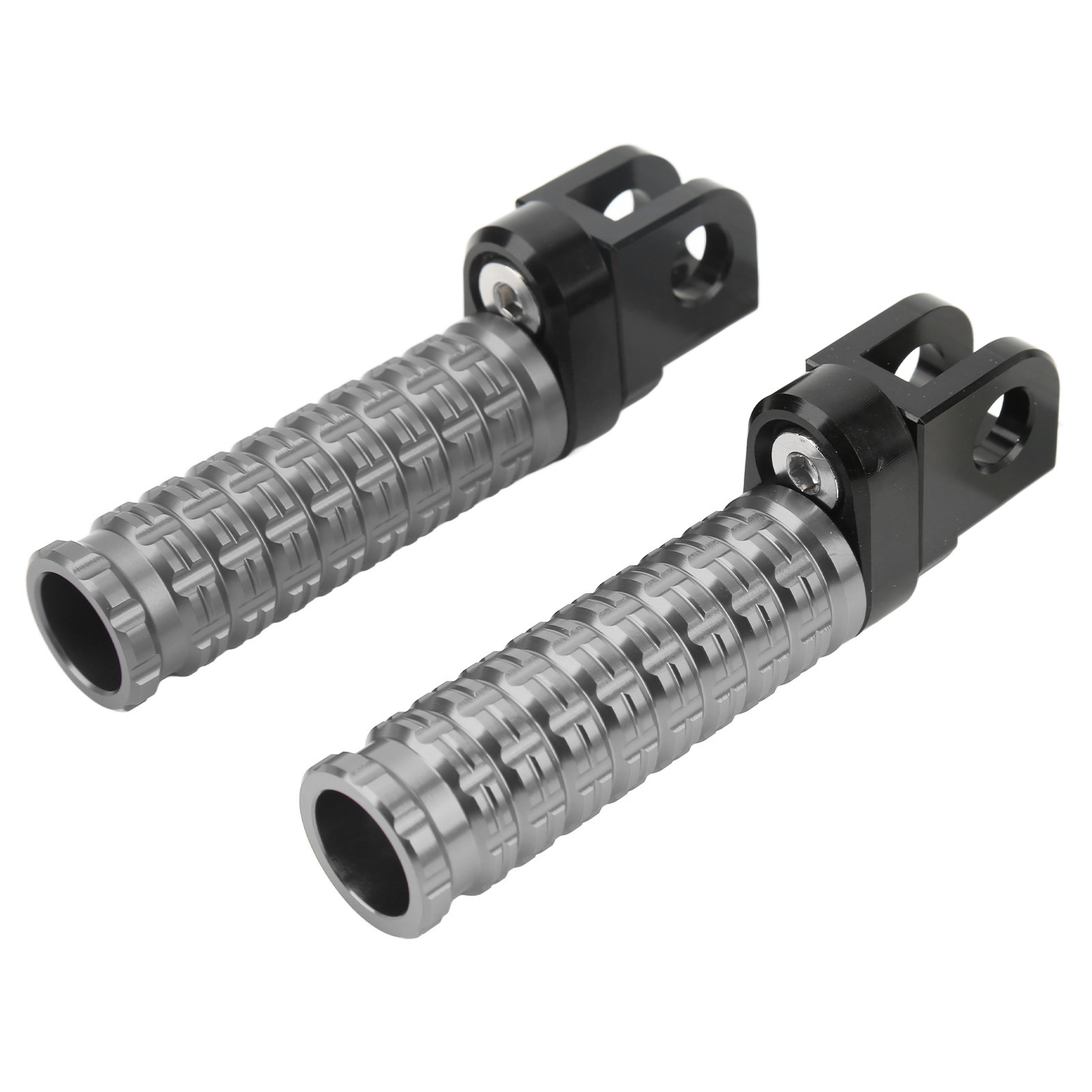 Cnc-gefräste Aluminium-fußrasten Für Motorräder In Grau, Ersatz-fußrastenpedale Für Cfmoto 650nk, 400nk, 250nk, 150nk, 650mt Und 800mt
