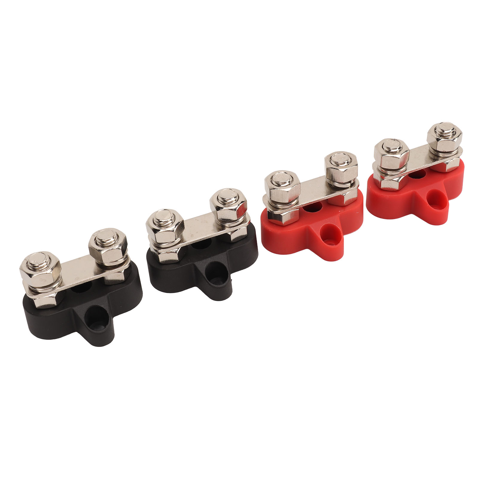 Stück Doppel-m8-verteilerklemmen 12-48v Dc, Anschlussblock Für Autos, Wohnmobile, Boote, Lkws