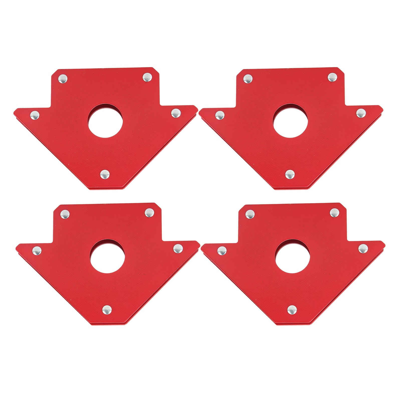 Set Mit 4 Schweißmagneten (50 Lb) Mit Pfeil, 45/90/135°-winkel, Multidirektionaler Magnethalter Für Schweißpositionierer, Wasserdichtes Werkzeug