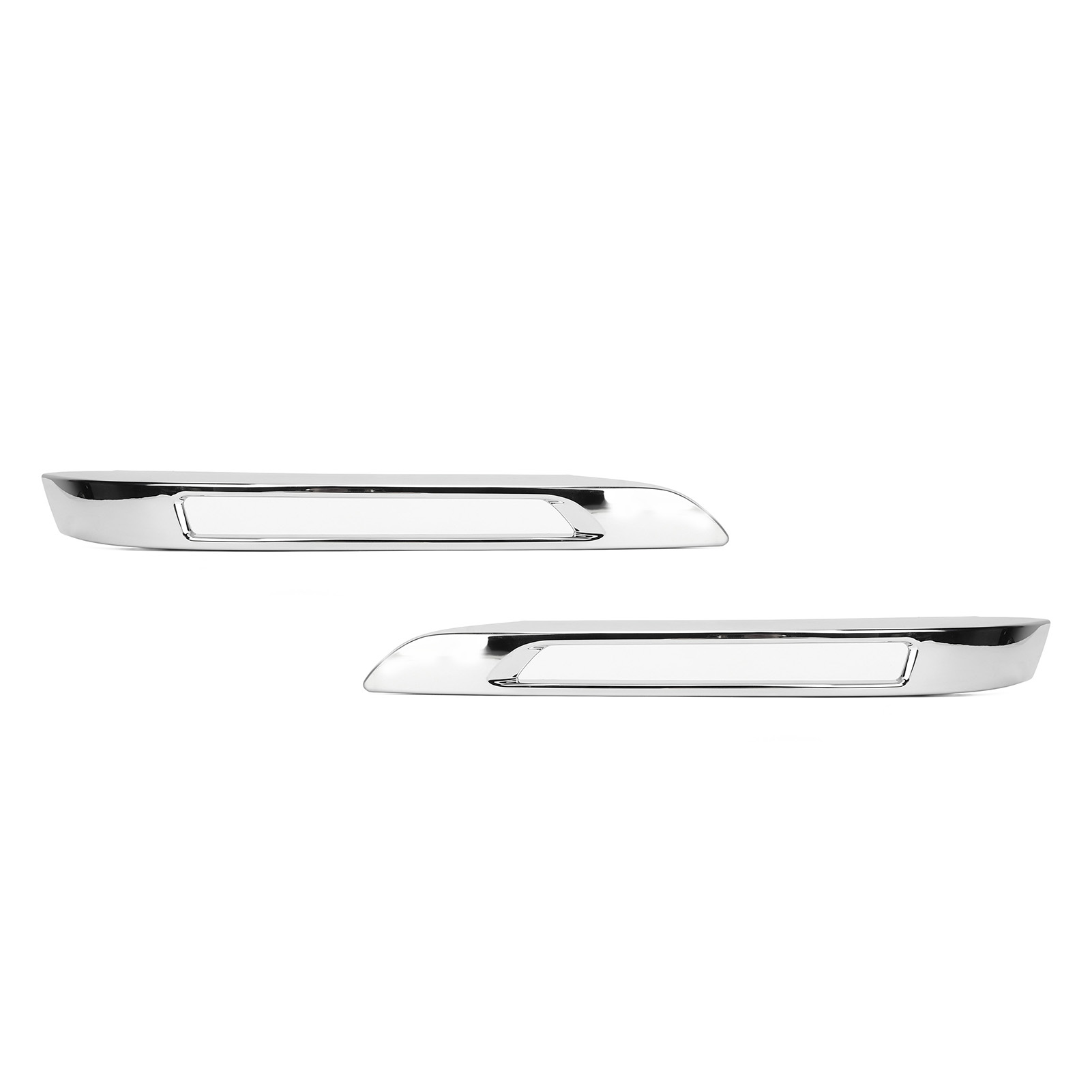 2x Chrom-kühlergrillblenden Für Nebelscheinwerfer, Ersatz Für Mercedes Glk X204 Phase 2 2013-2015