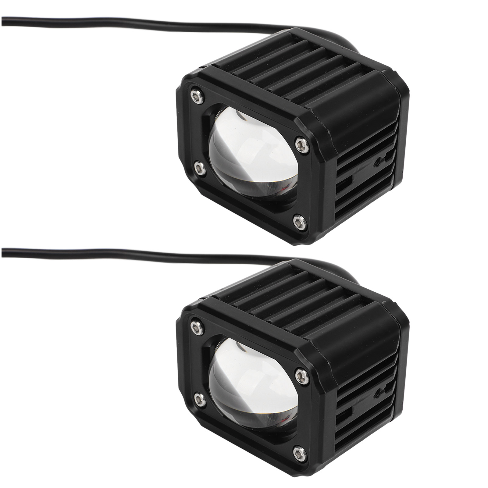 2 Gelbe Und Weiße Motorrad-nebelscheinwerfer, Ip67 Wasserdicht, Zusatzscheinwerfer Für Motorrad, Lkw, Auto, Quad Und Golf