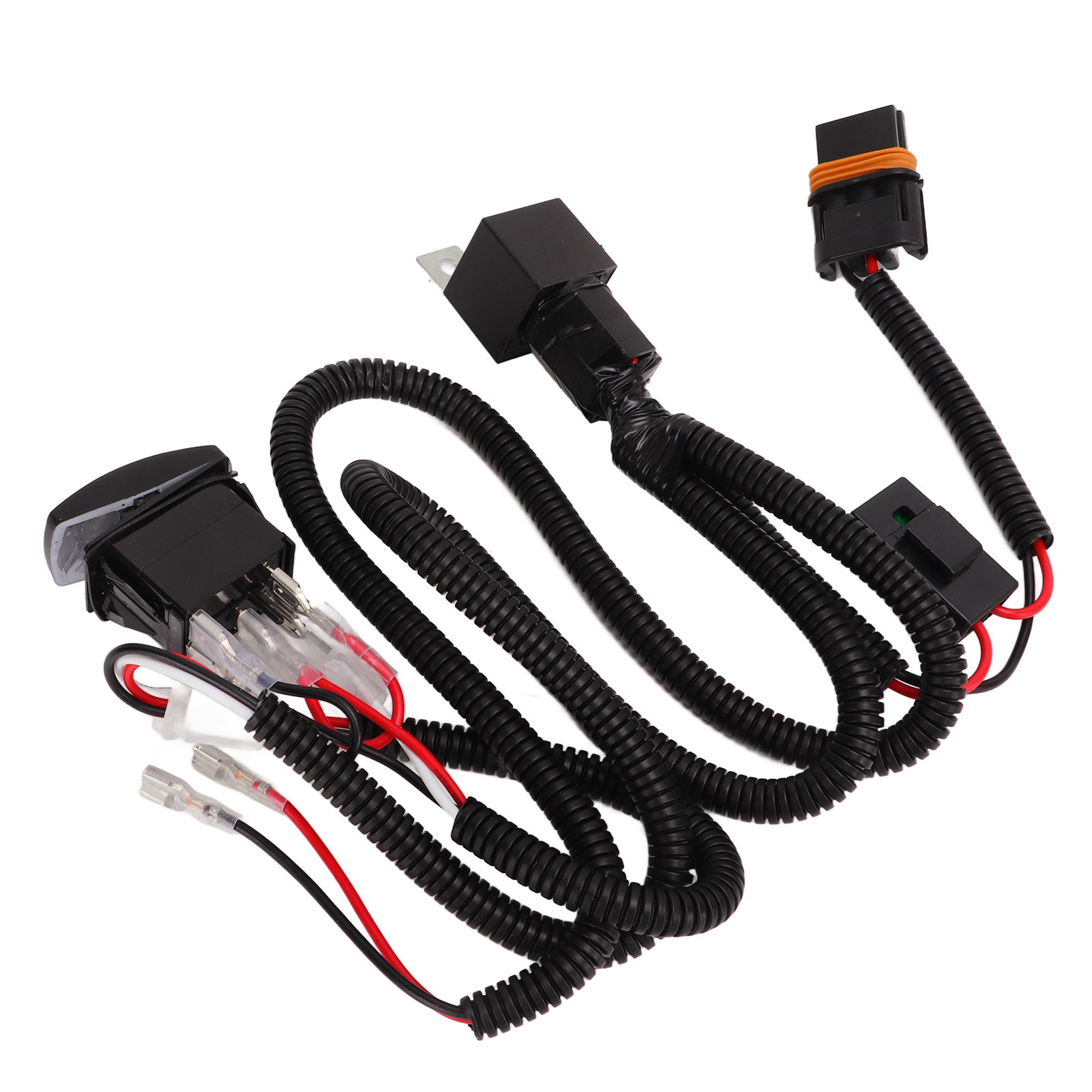 12v/24v 40a Relais-kit Für Auto-/lkw-hupe, Spule Aus Reinem Kupfer, Flammhemmend, Kabelbaum Für Donnerhorn