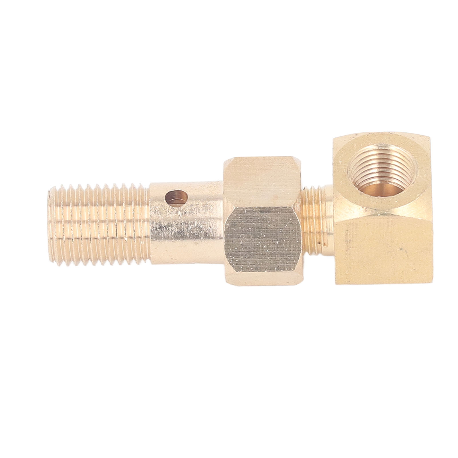 Kraftstoffdruckmesser Mit M12 X 1,25 Banjo-anschluss Und 90° 1/8-27 Npt-winkeladapter (innen-/außengewinde) Für Civic Crx