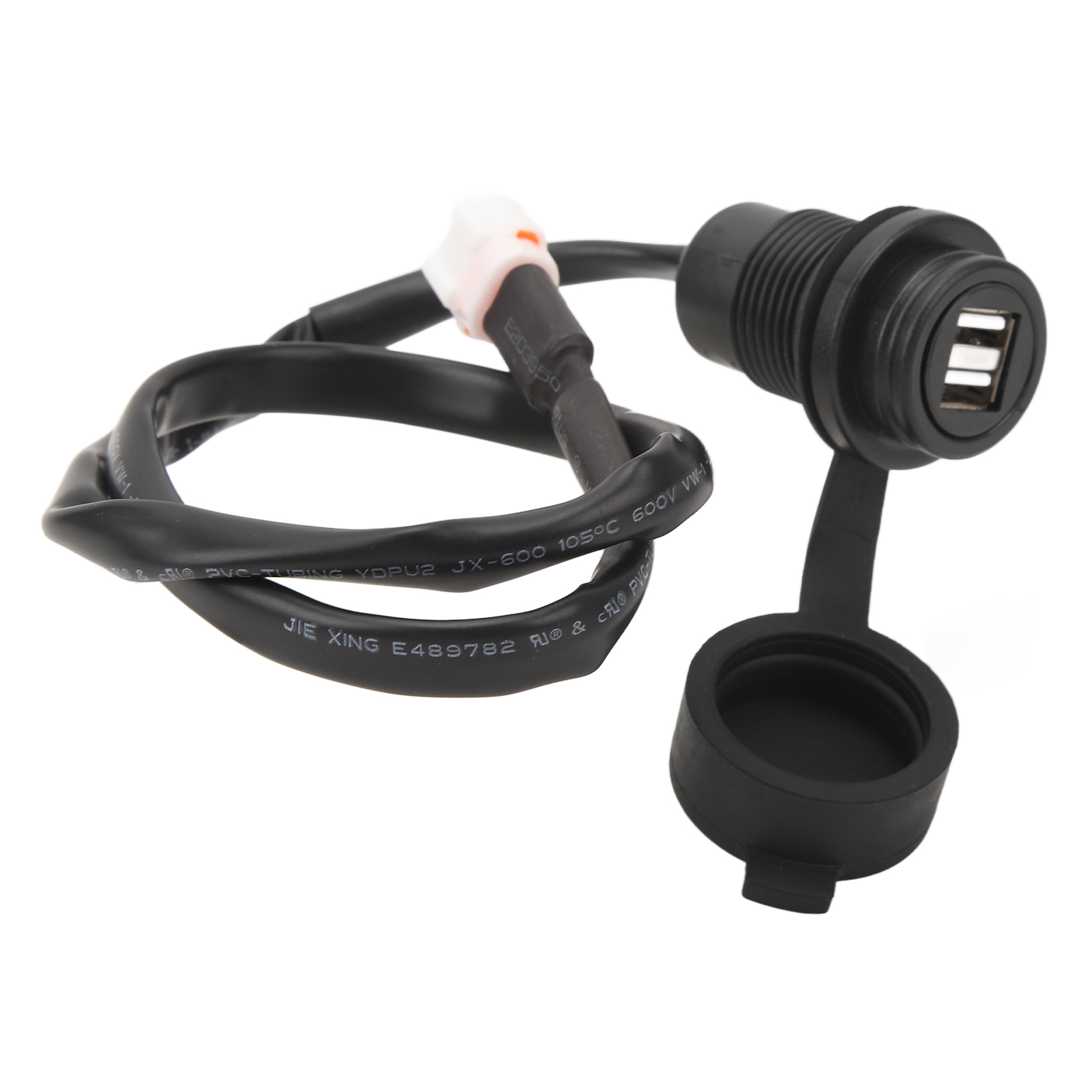 Dual-usb-ladegerät Für Motorräder, Zigarettenanzünder-adapter Mit Schnellladeanschlüssen, Kompatibel Mit Yamaha Mt-07 Mt-09 (2018-2020), Umrüstsatz Für Elektrisches Fahren, 2 Ausgänge