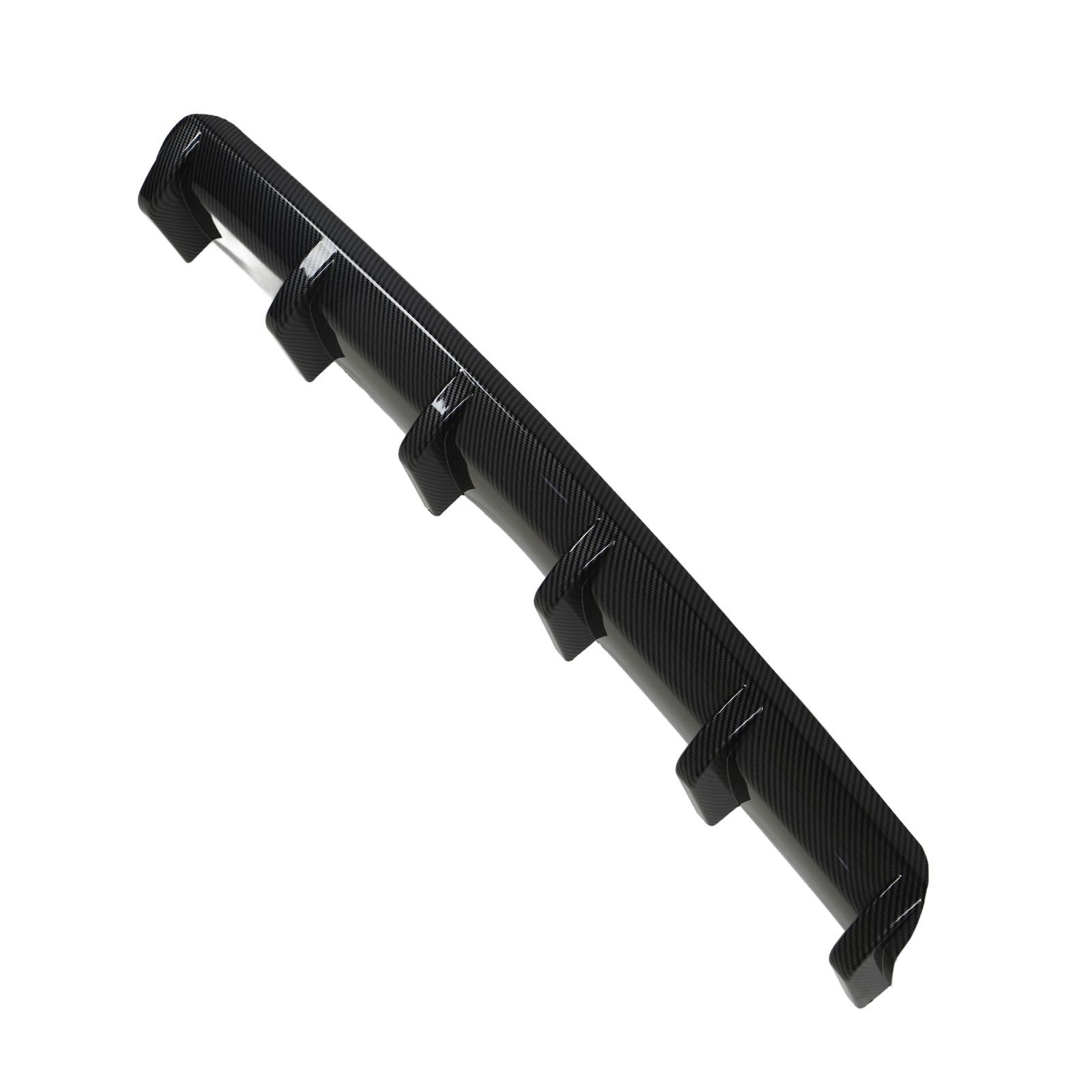 93 Cm Heckstoßstangendiffusor Im Sportlichen Carbonfaser-stil, Haifischflossenform, Universeller Chassis-ersatz Für Mercedes A-klasse W117
