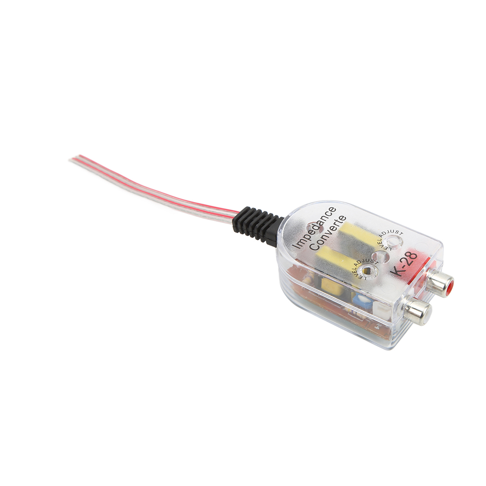 Universeller Hoch-/niederimpedanzwandler-adapter Für Autos, Transparenter Verstärker, Auto-audio-tuning-kit, Kompatibel Mit Autoradios.