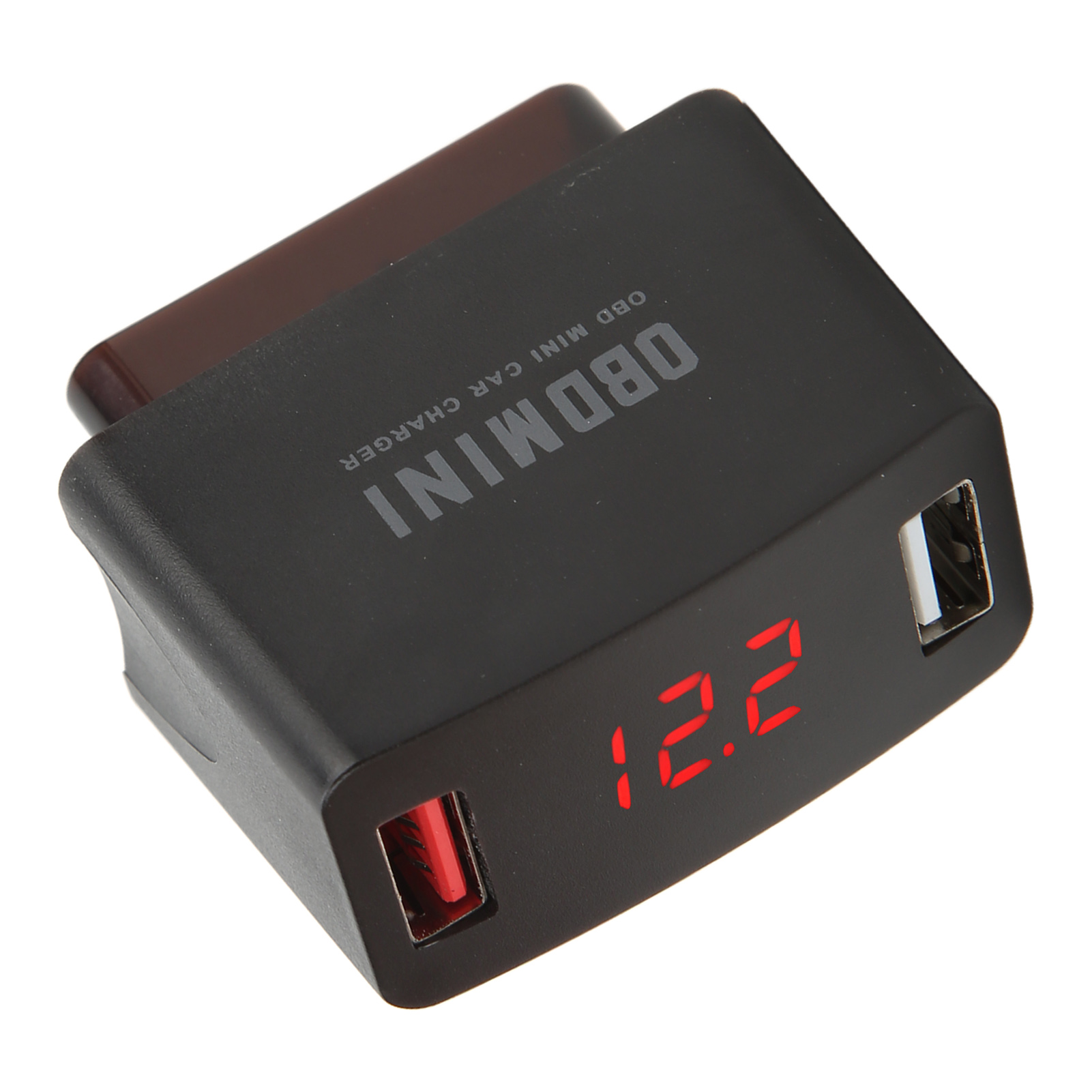 Obd 12v/24v Dual-usb-anschluss-autoladegerät Mit Led-digitalanzeige, Universaladapter Für Fahrzeuge
