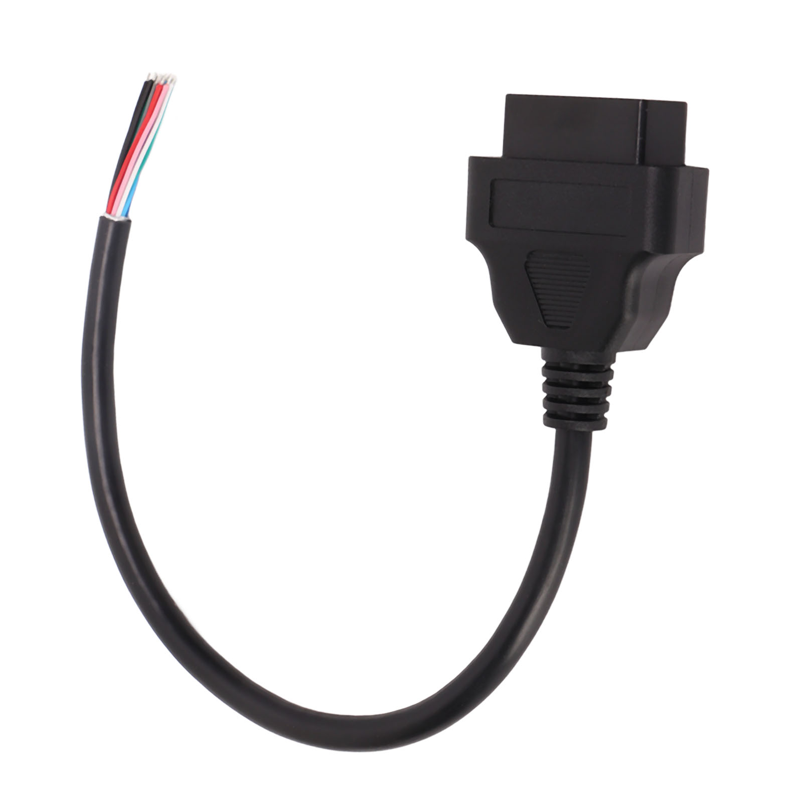 Obd2-kabel, 30 Cm, 3er-pack, 16-poliger Stecker Auf Farbigen Kabeladapter, Kfz-diagnose-verlängerungskabel, Fahrzeuganschluss