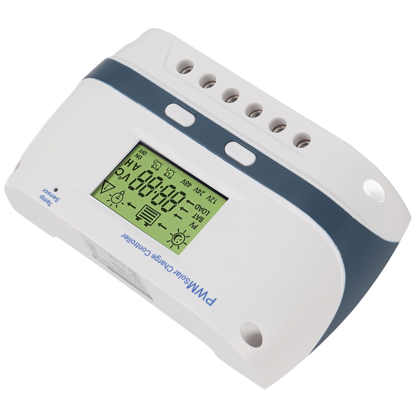 60-a-pwm-solarladeregler, 12 V, 24 V, 48 V, Ip32 Wasserdicht, Einstellbare Parameter, Temperaturkompensation, Lcd-bildschirm