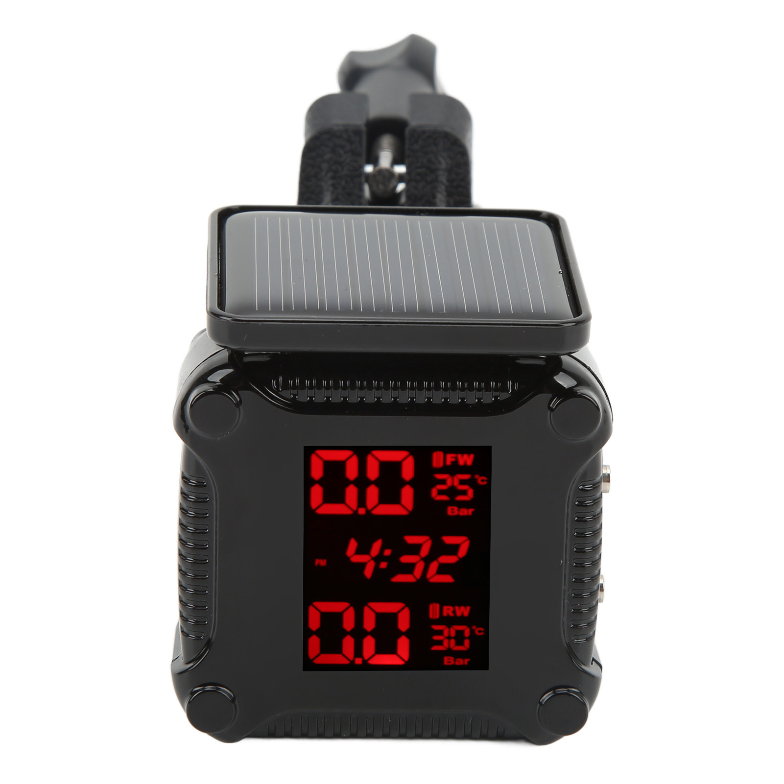 Solarer Reifendrucksensor Mit Lcd-bildschirm, Reifendruckwarnsystem, Fahrzeugüberwachungssystem, Sensorsatz, Digitalanzeige.