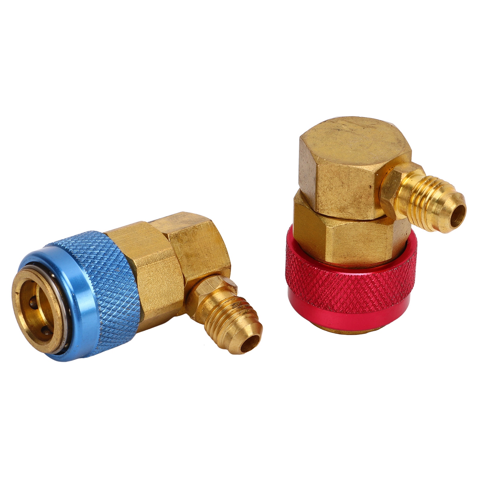 2-teiliger Schnellanschluss-verteiler-konverter-fluorkohlenstoff-adapter Für R134a-kfz-klimaanlage